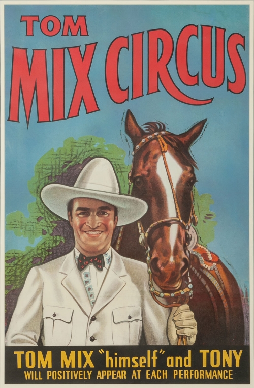 Tom Mix original lithograph poster. 
