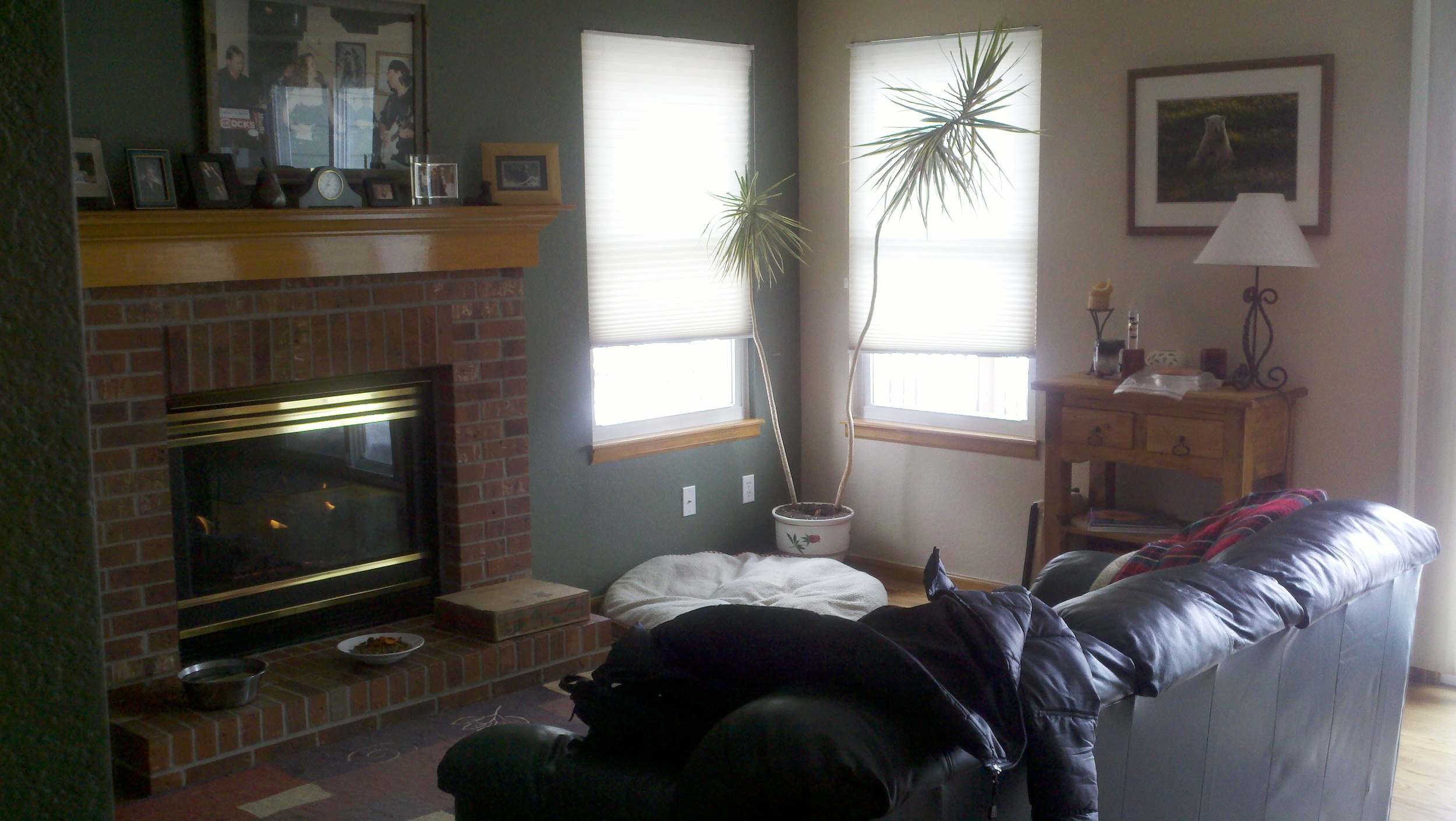 Fireplace Room Before