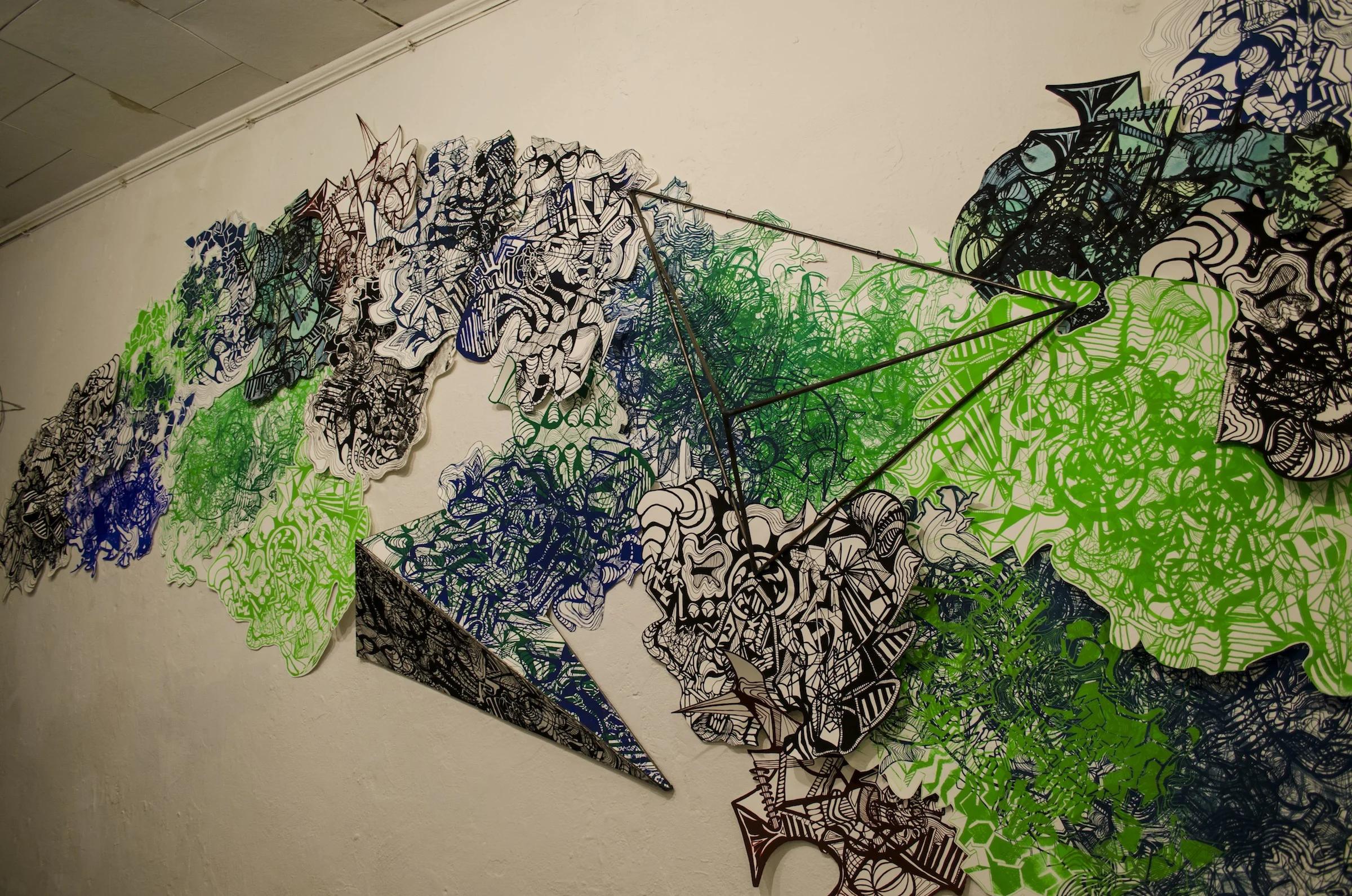 Detail of screen prints