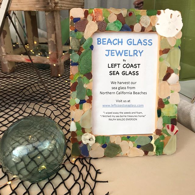 At the Santa Cruz Beach Glass Festival. So much gorgeous sea glass!!! #santa Cruz #left coast sea glass #sea glass #beach glass #Davenport