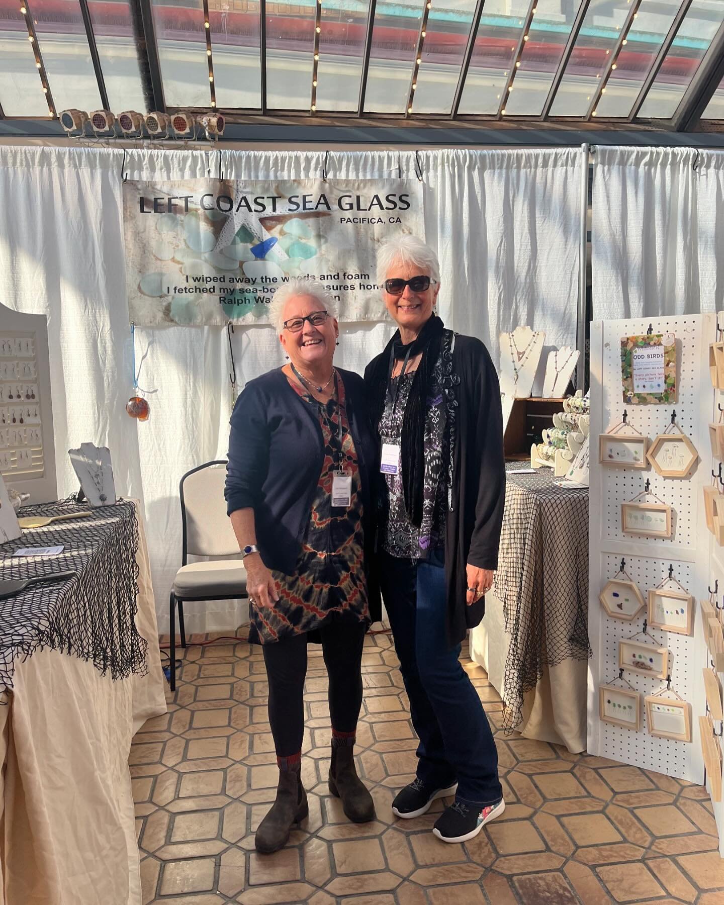 We&rsquo;re set up and ready for an amazing weekend! Come say hi! @santacruzseaglassfest