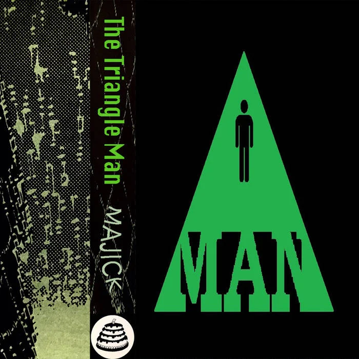 TRIANGLE MAN - "Majick" (Bad Cake Records) Bizarre outsider folk artist Clinton Smith, dons the persona of Triangle Man to travel to other musical dimensions we mortals can only dream of. Using his geometric metaphysical powers, he asks the universe the tough questions in a wavering, antiquated voice, surrounded by swirling masses of haunting accompaniment. Certainly the strength of Triangle Man, the source of his mighty power, is his ability to speak to a number of subjects in a variety of styles, from soul-searching numbers like the piano-laden How Does the Spirit Know Where to Go When the Body Dies? , to the 7 minute ambient burner, Majick Clouds , to even a brief track addressing dental hygiene, The Toothbrush Song . Triangle Man blends the spiritual and the mundane, the transcendent with the ordinary. Overall, Majick is a slow, thoughtful piece that travels along enlightened pathways to higher levels of being, while rooting itself in earthly, mortal means of expression. thetrianglemanmusic.bandcamp.com/album/majick