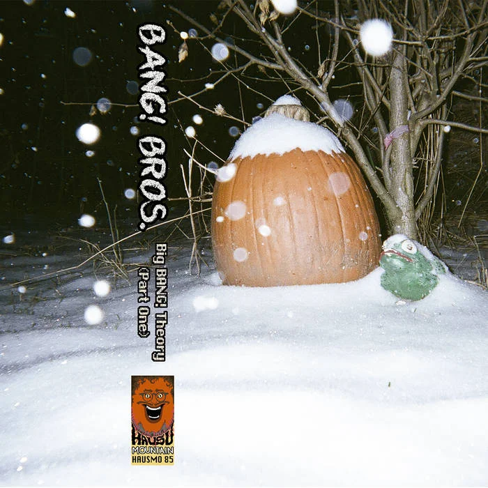 Mom will never suspect anything nefarious from this lovely pumpkin in the snow.