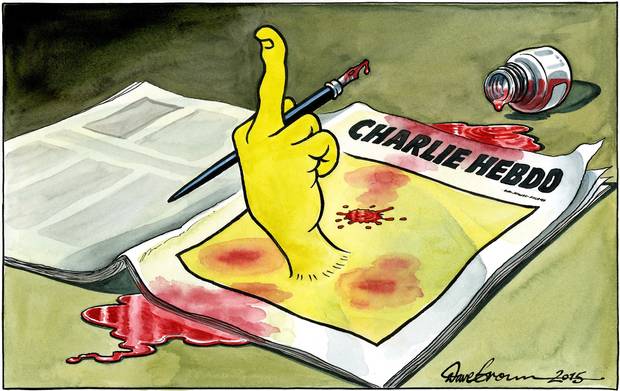 Cartoon by The Independent's Dave Brown