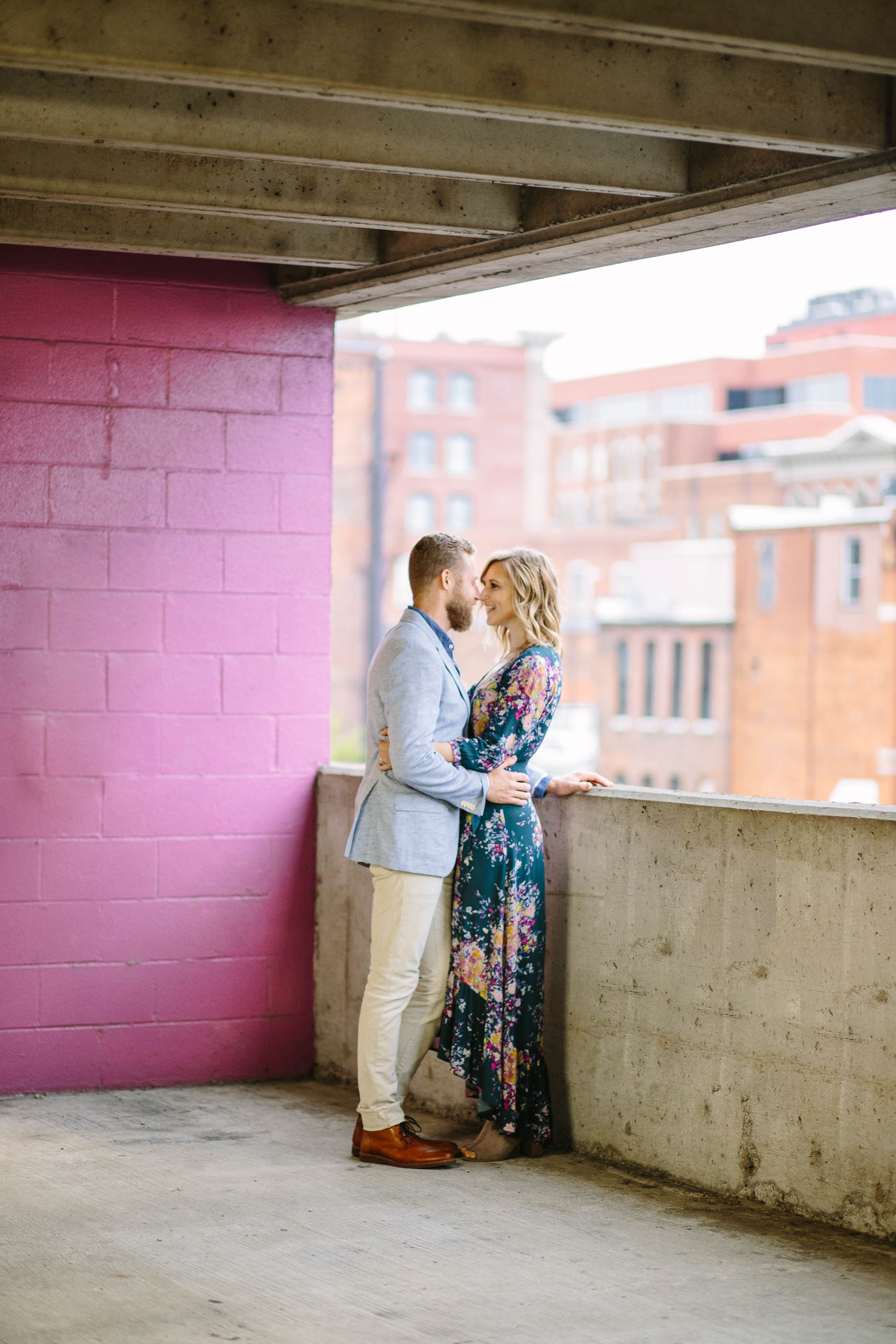 Brittany and Josh Downtown Nashville Engagement Session--2.jpg