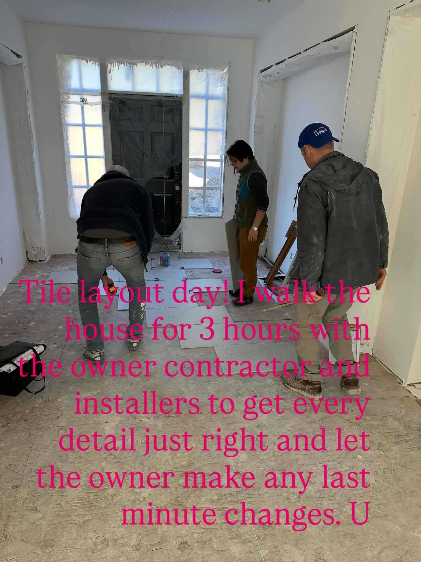 Tile layout day we are finally here :)