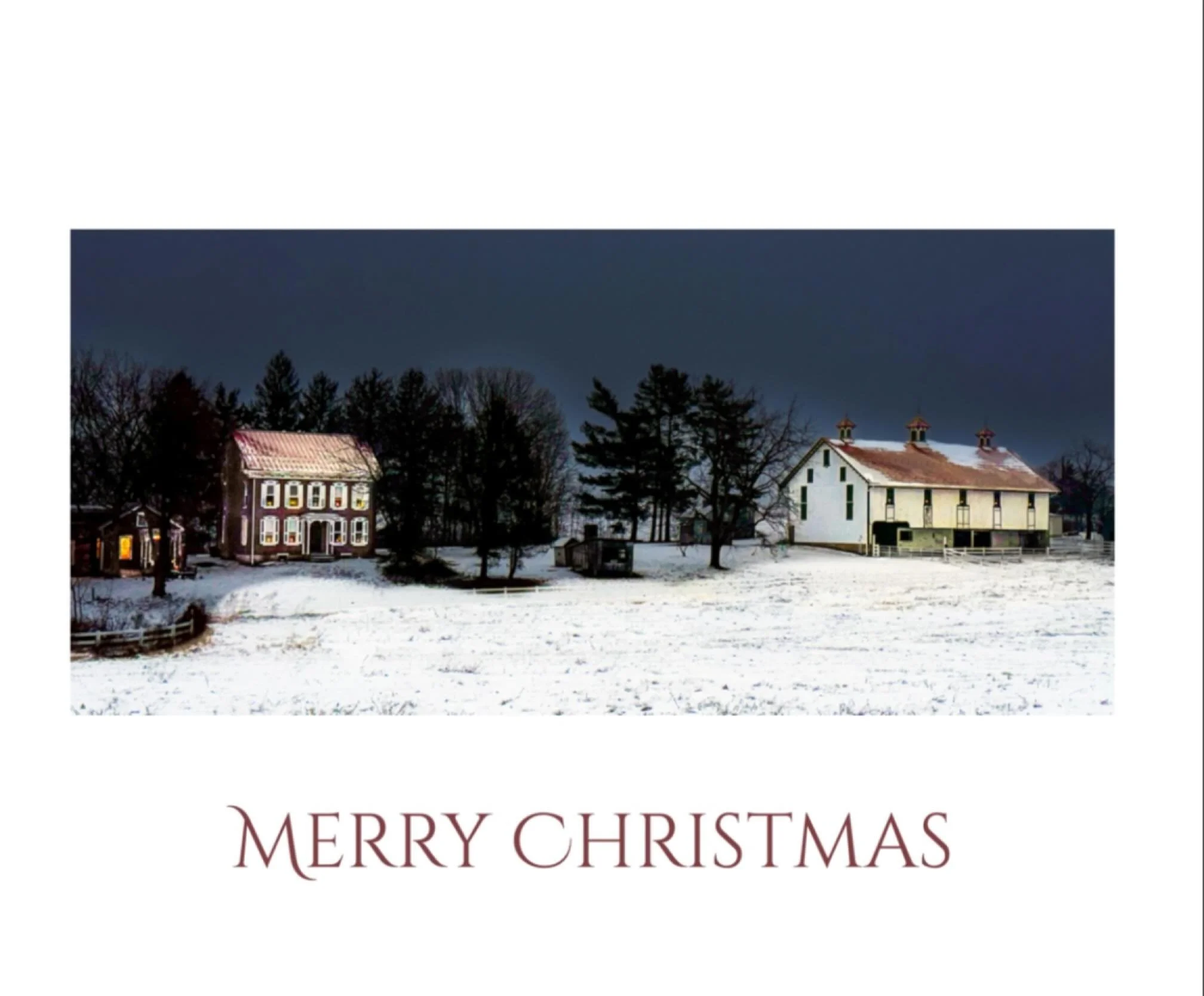 Christmas greetings from our home to yours #merrychristmas❤️