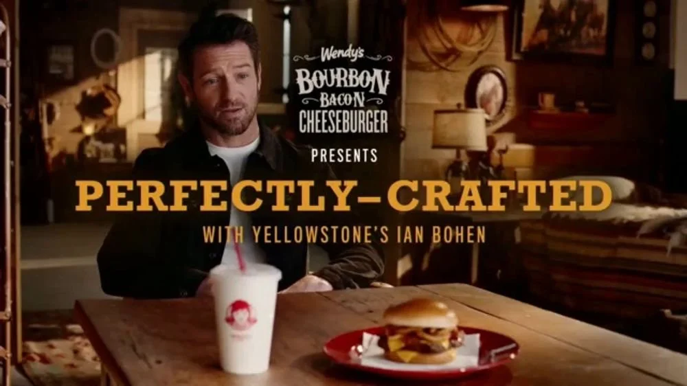 Wendy's Bourbon Bacon Cheeseburger TV Commercial, 'Paramount Network: Perfectly Crafted' Featuring Ian Bohen