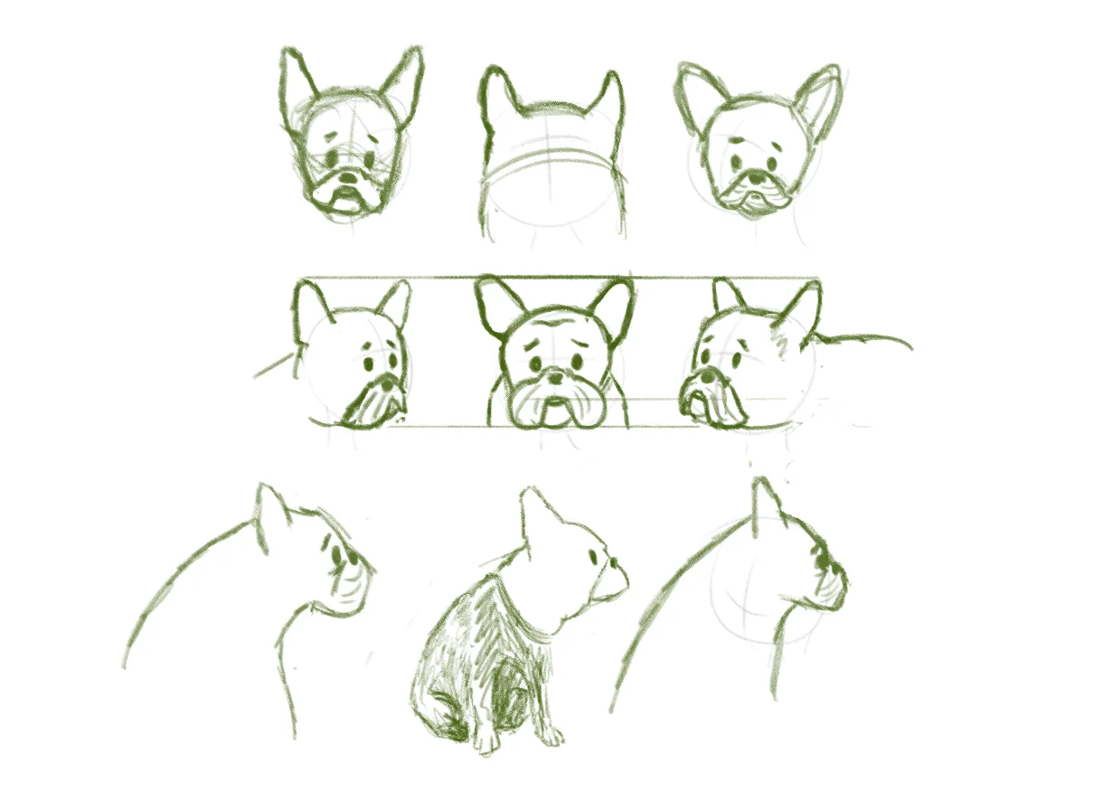 Initial Willoughby sketches.