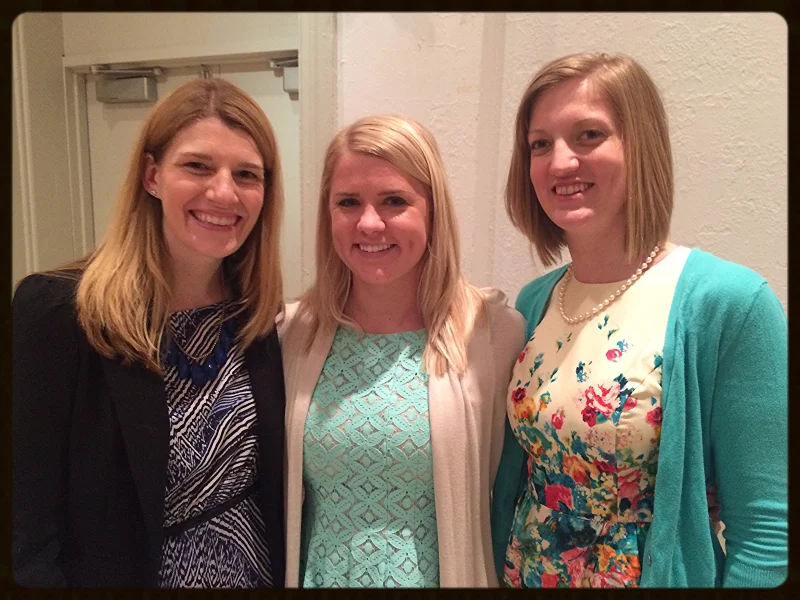  Becky Mueller , London Trusik, and Angela Daubert , were fully Initiated into the Catholic faith during our Easter Vigil 2015 on Saturday Night, April 4th. After many months of preparation and contemplation, we welcome them with open hearts into our family of believers. Welcome!