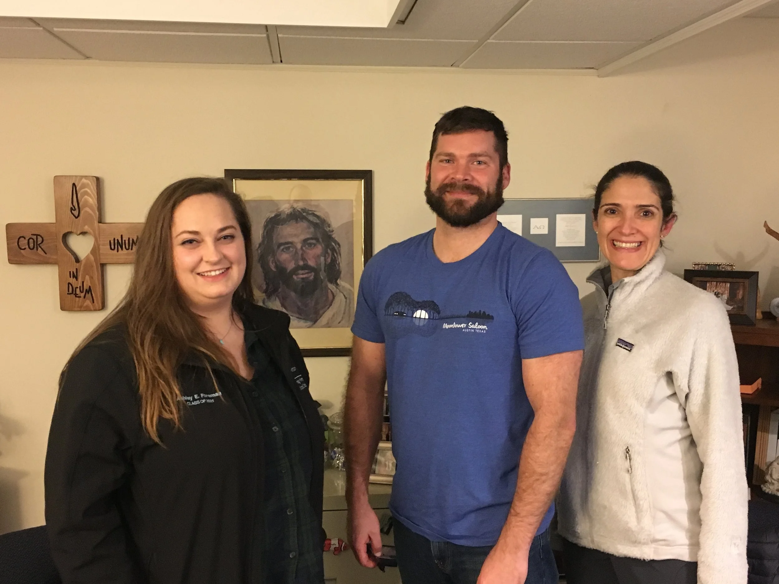 Candidates: Ashley Foreman and Thomas White. Catechumen: Karen Connolly