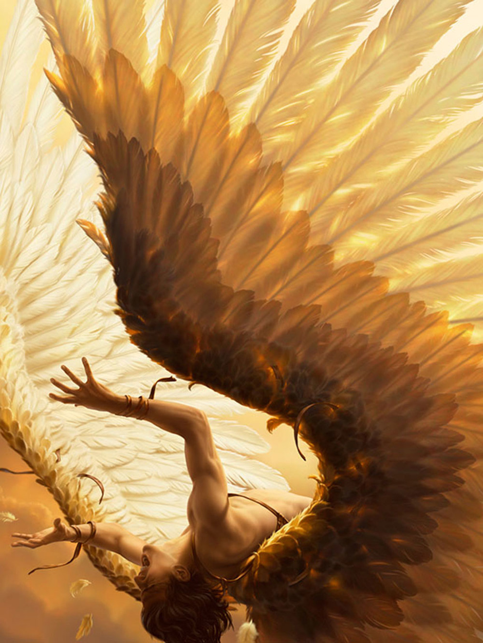 "The Fall of Icarus" by René Milot