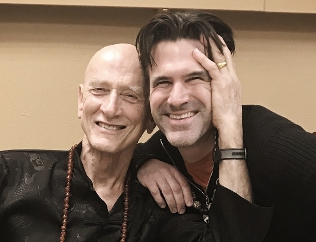Junpo Roshi and me, late 2017. 