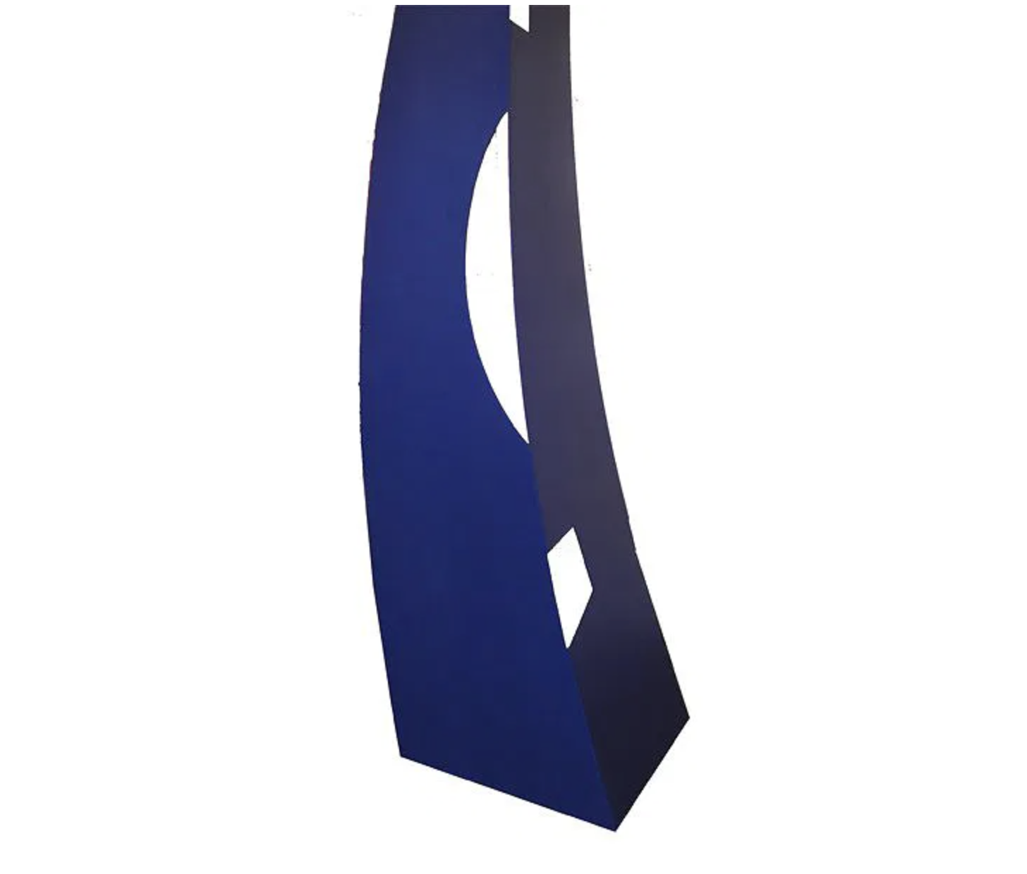  Isamu Noguchi (1904-1988)   Black and Blue,  1959/1980  Aluminum  From the numbered edition of 18  Dimensions: 94.3 × 33.5 × 32.5 in 