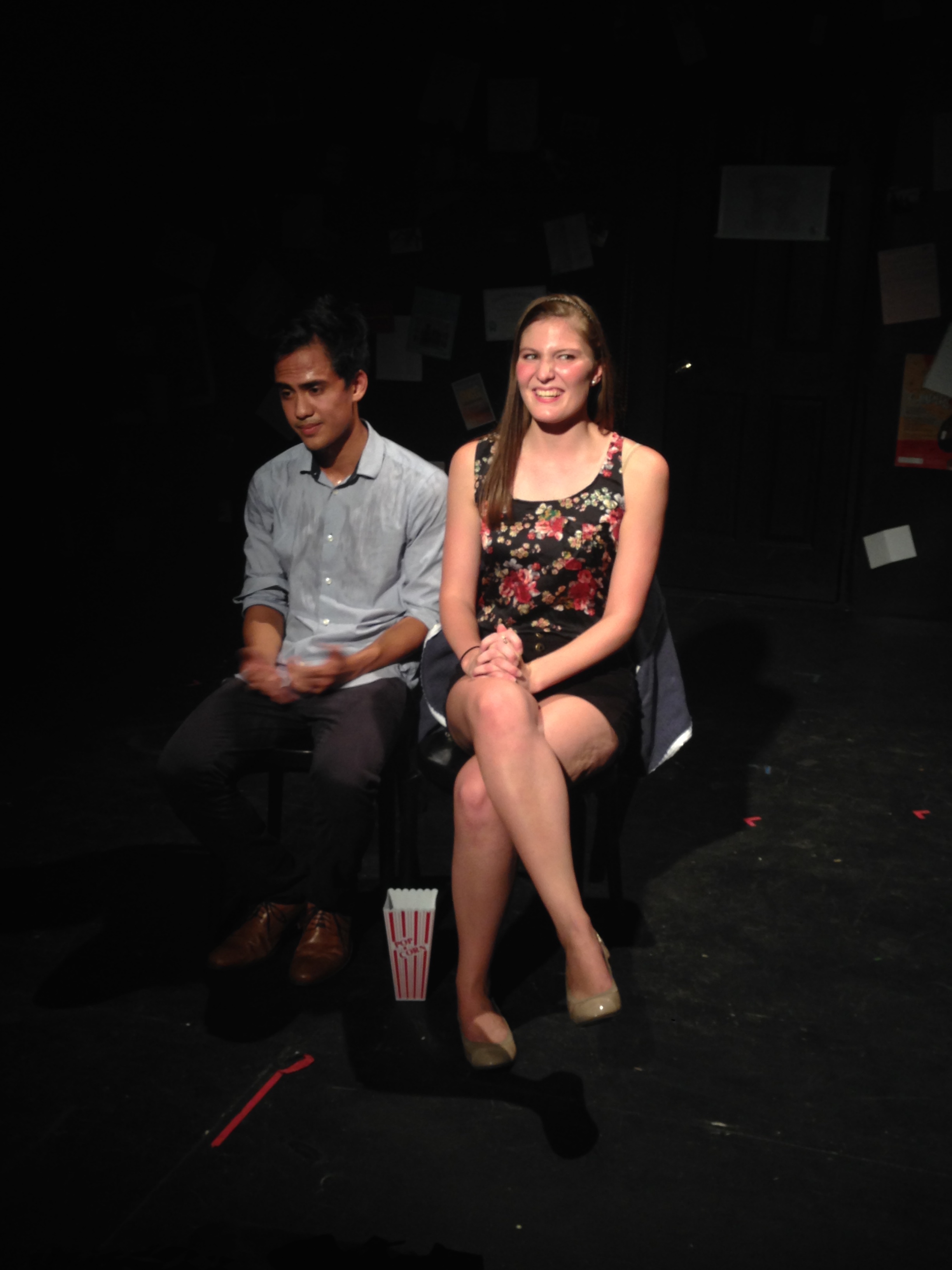  Gabe Marquez and Emily Reineke singing "First Date/Last Night" from  Dogfight  