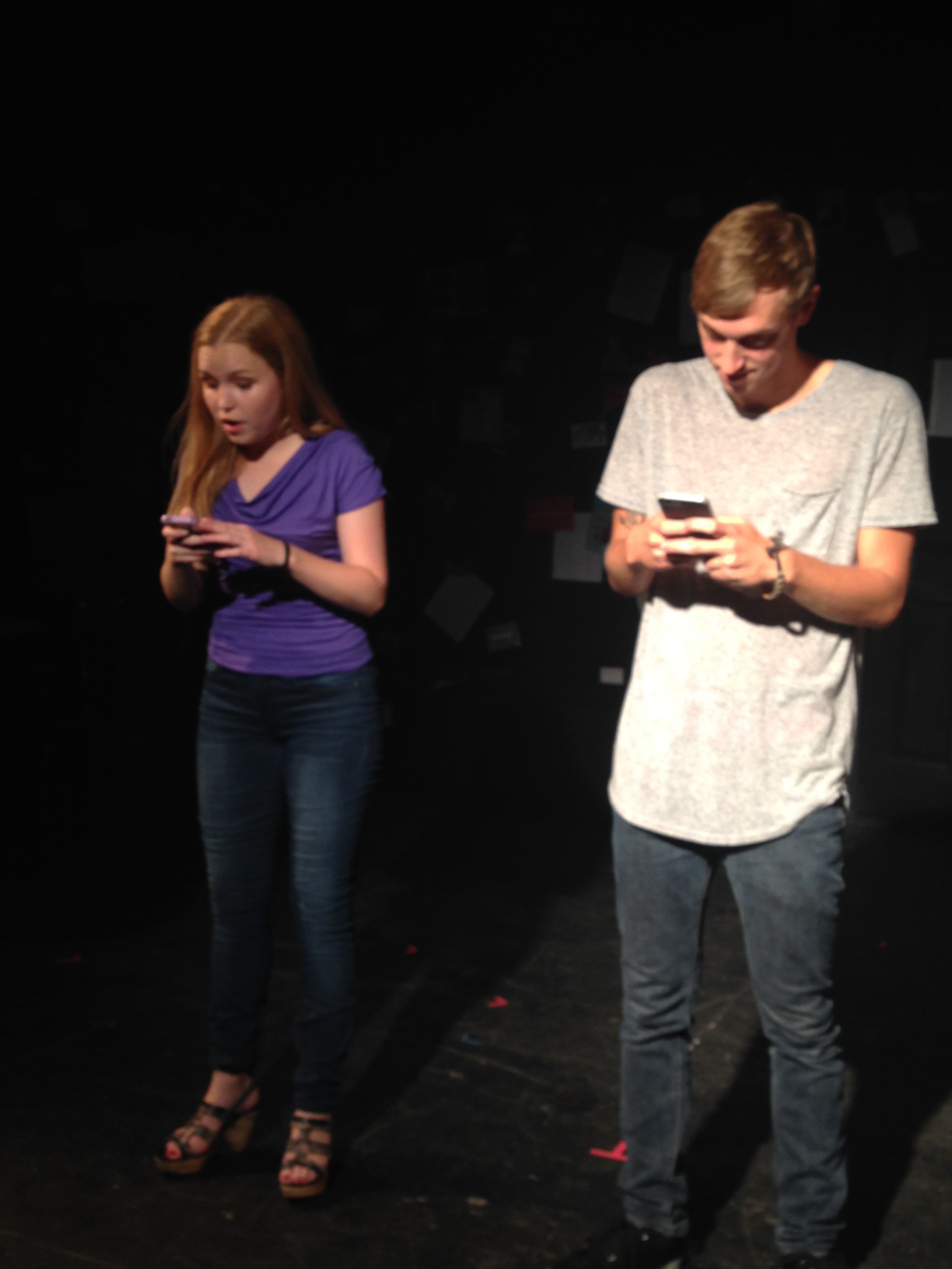 Megan Kalberer and Ryan Gaynor in "Coasting"