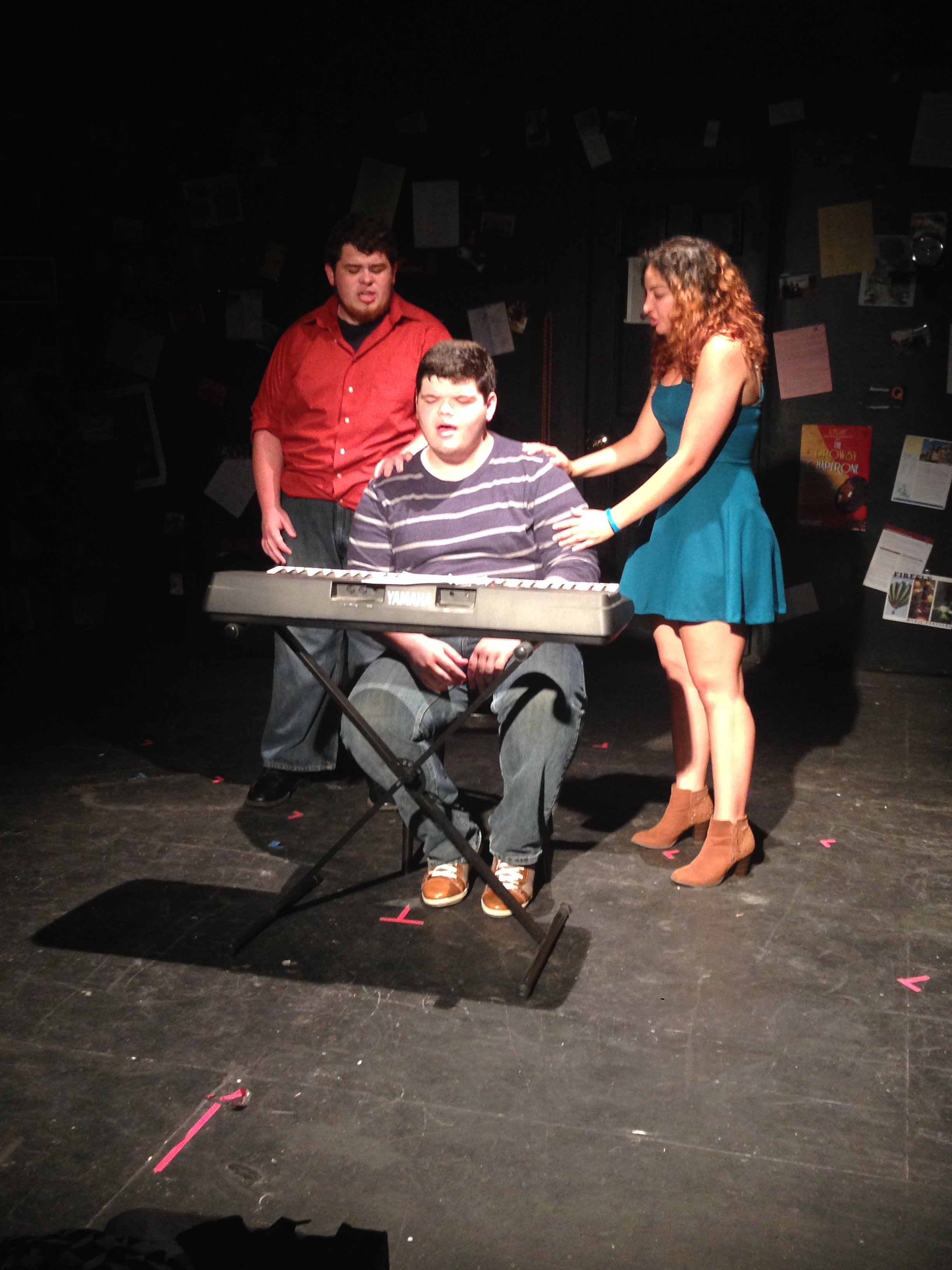  Justin Luckenbaugh, Tyler Conroy, and Krystina Matos during "Johnny Can't Decide" from  Tick, Tick...Boom!  