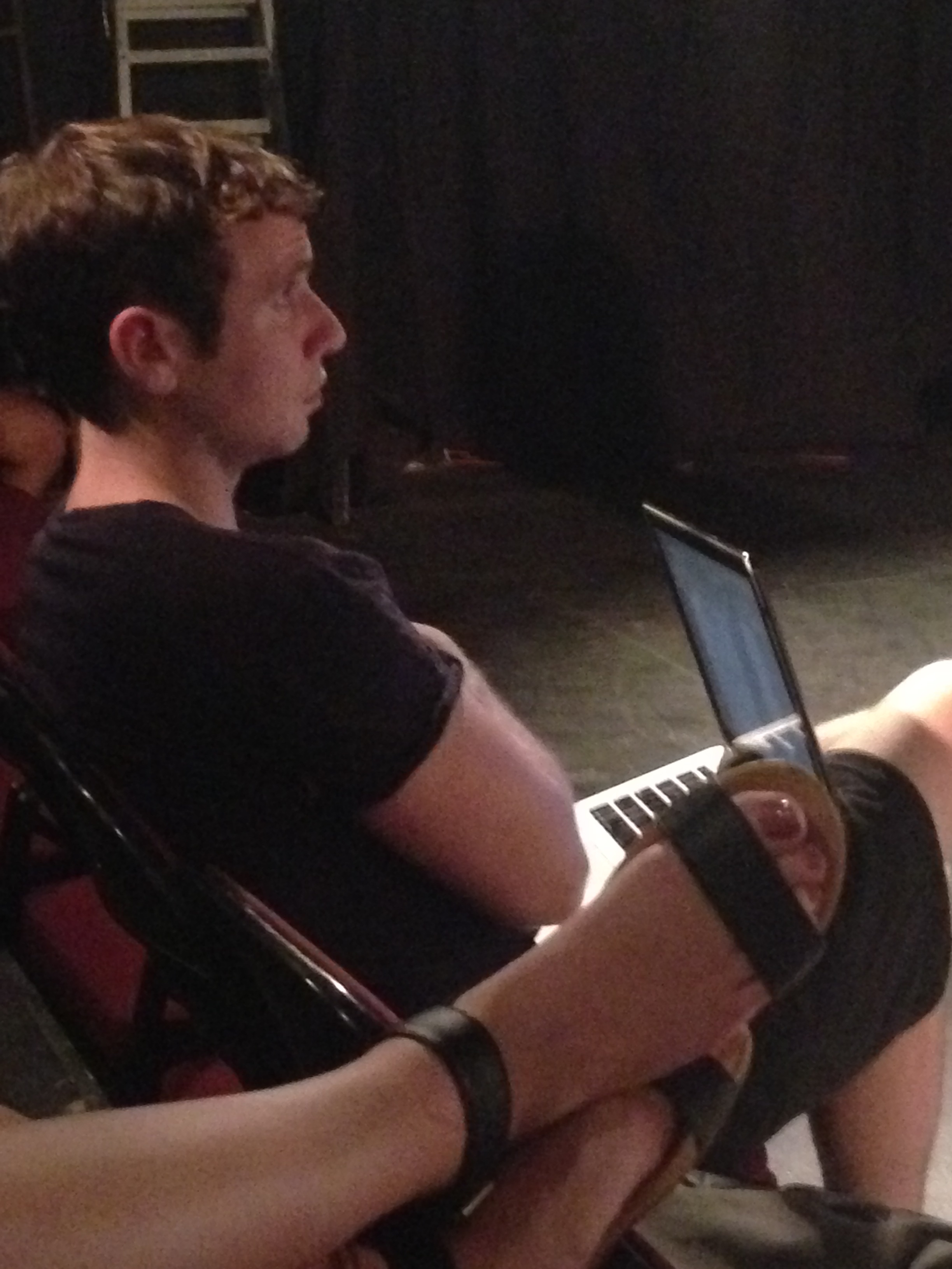 random picture I found on my phone of Matt feat. Allie's feet 