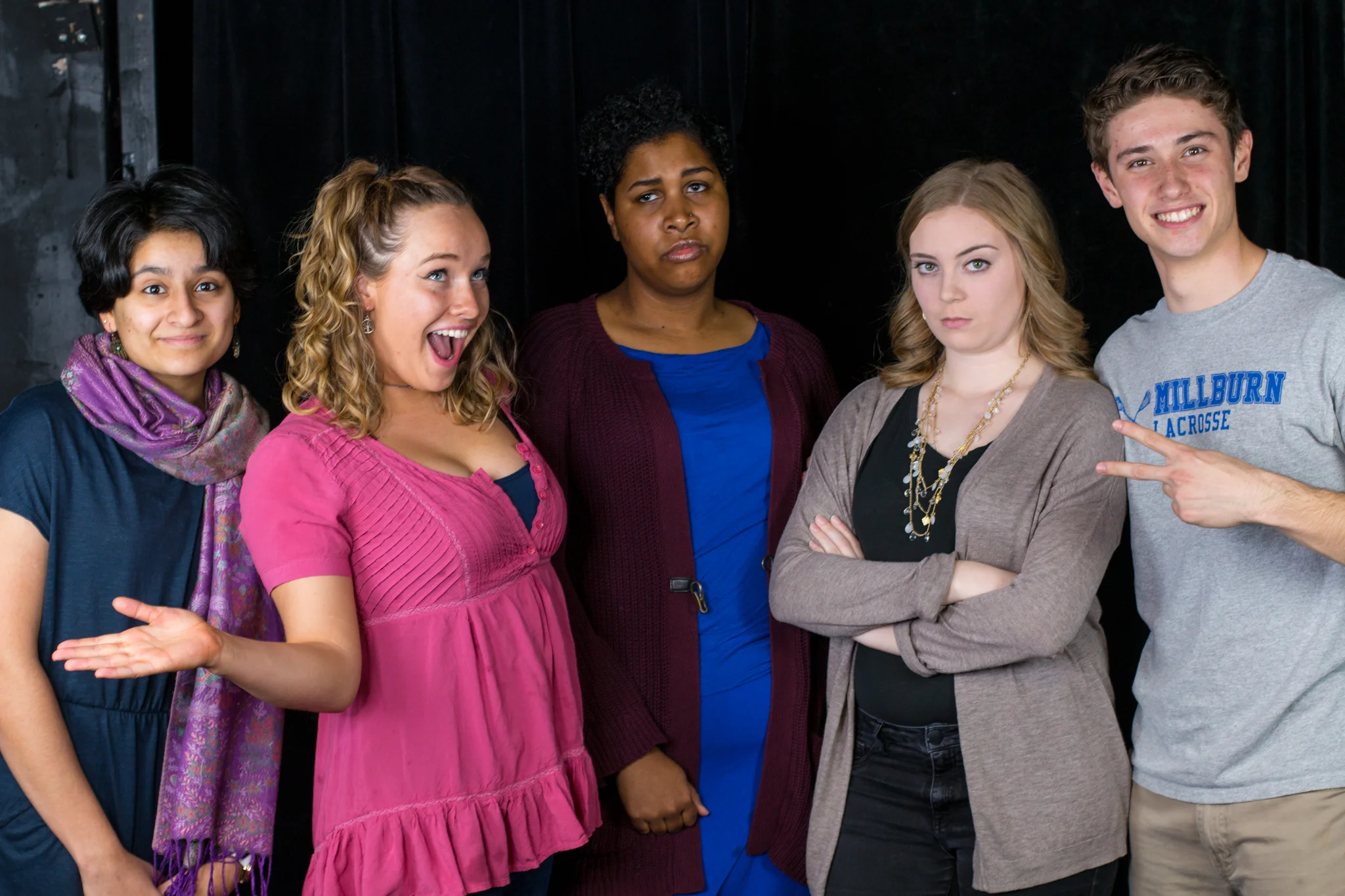 The cast of Sex-Ed