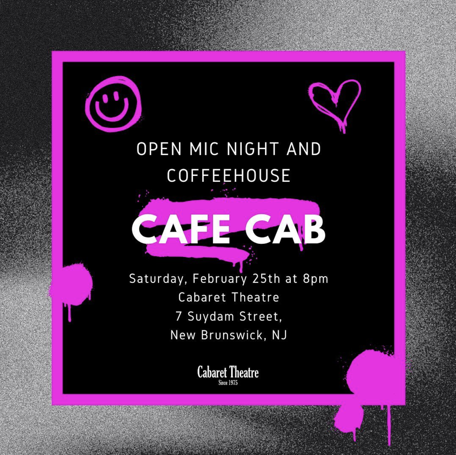 Cafe Cabaret Open Mic Spring 2023