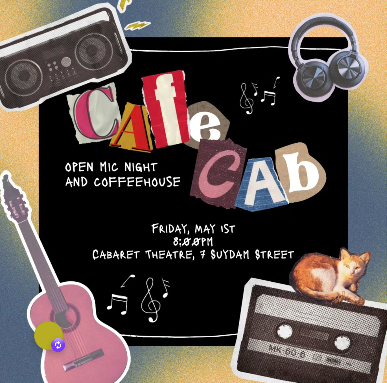 Cafe Cab 2026 - Cabaret Theatre Rutgers New Brunswick