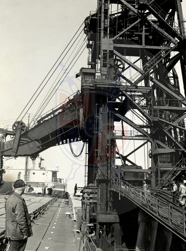 TOLEDO COAL DOCKS, 1957