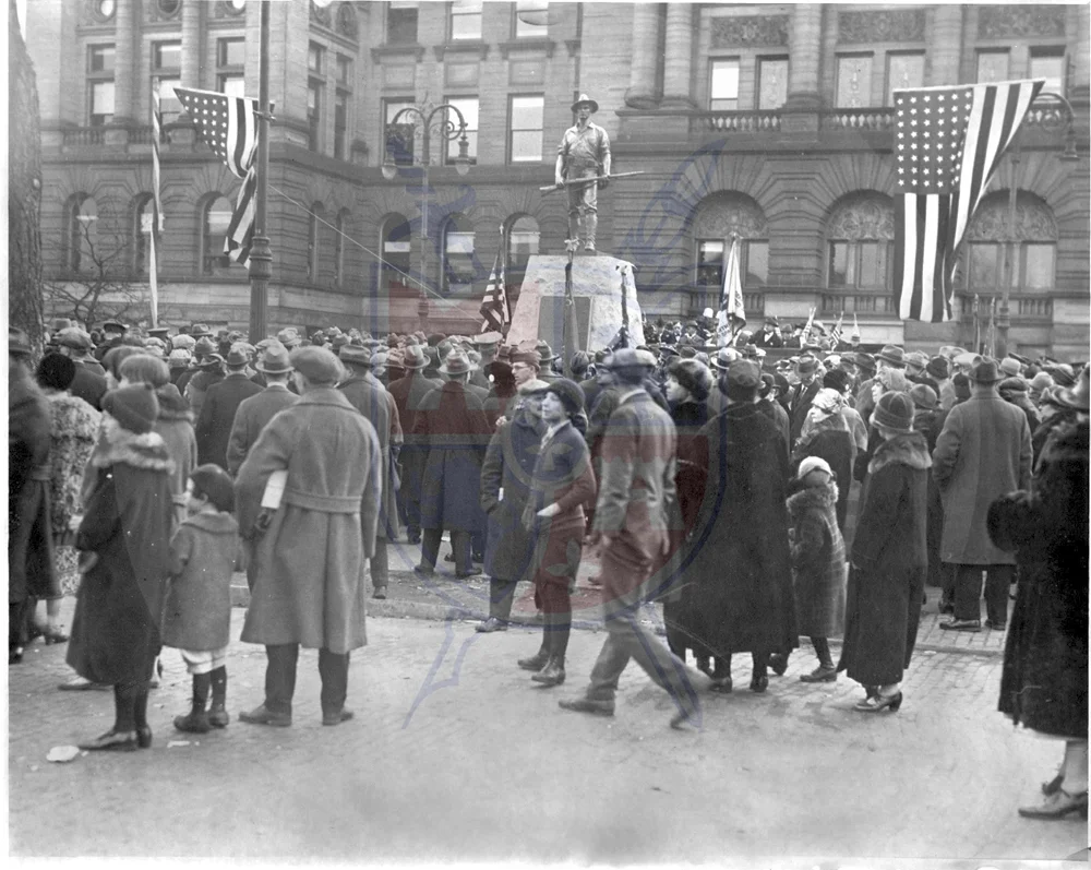 SPANISH AMERICAN WAR MEMORIAL, 1925