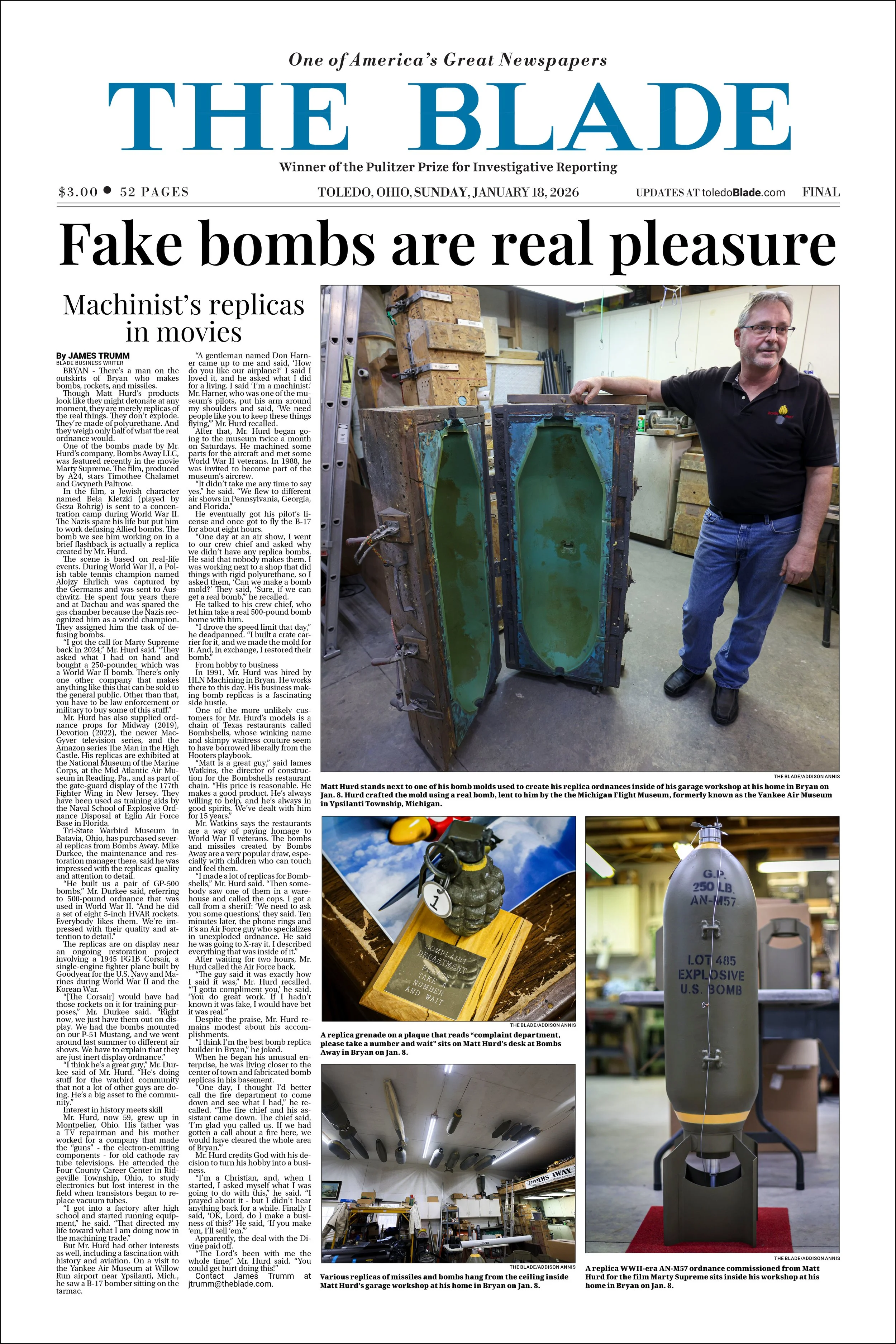 CUSTOM PRINT: Fake Bombs