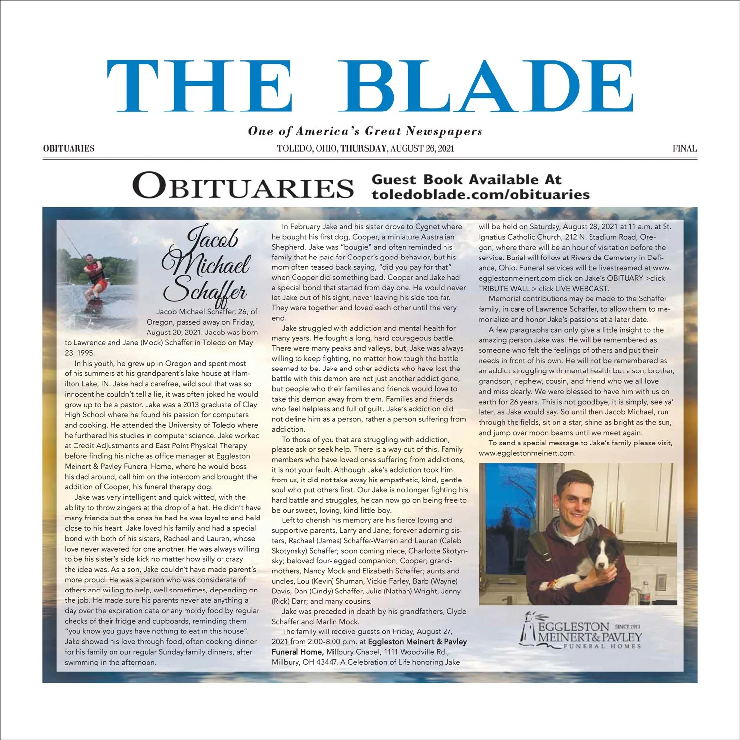 Toledo Blade Obituaries Past 3 Days - n20qgwx