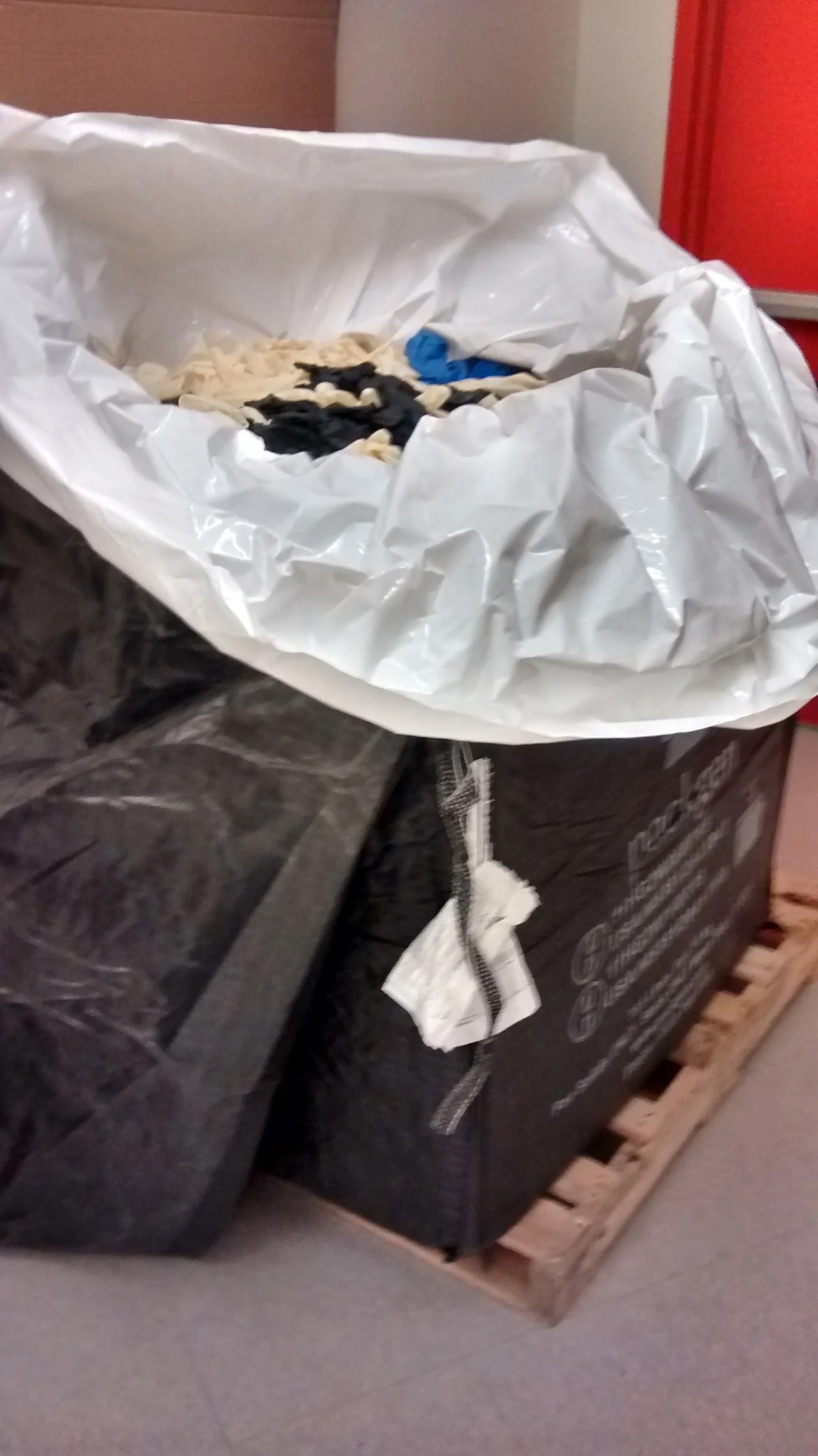 Image: Five hundred pounds of lab gloves collected for recycling by the Chemical Engineering Dept at MIT!