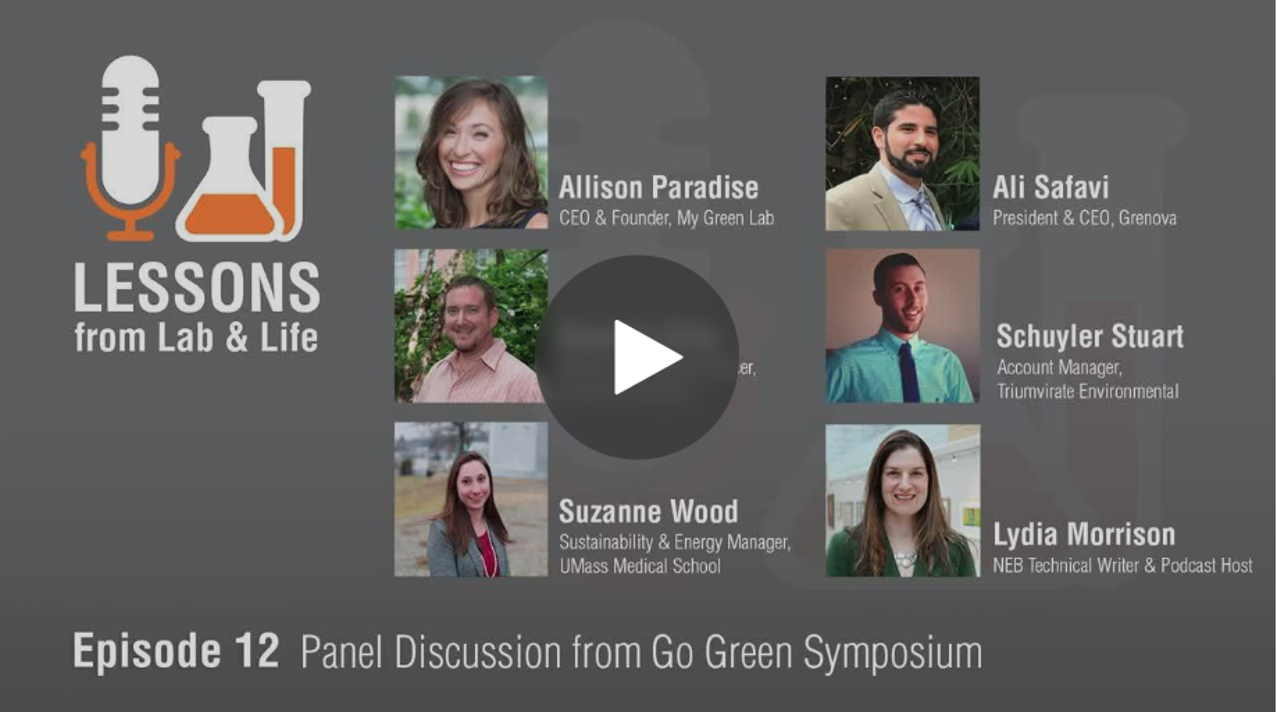 A lively and open discussion on sustainable laboratories with scientists