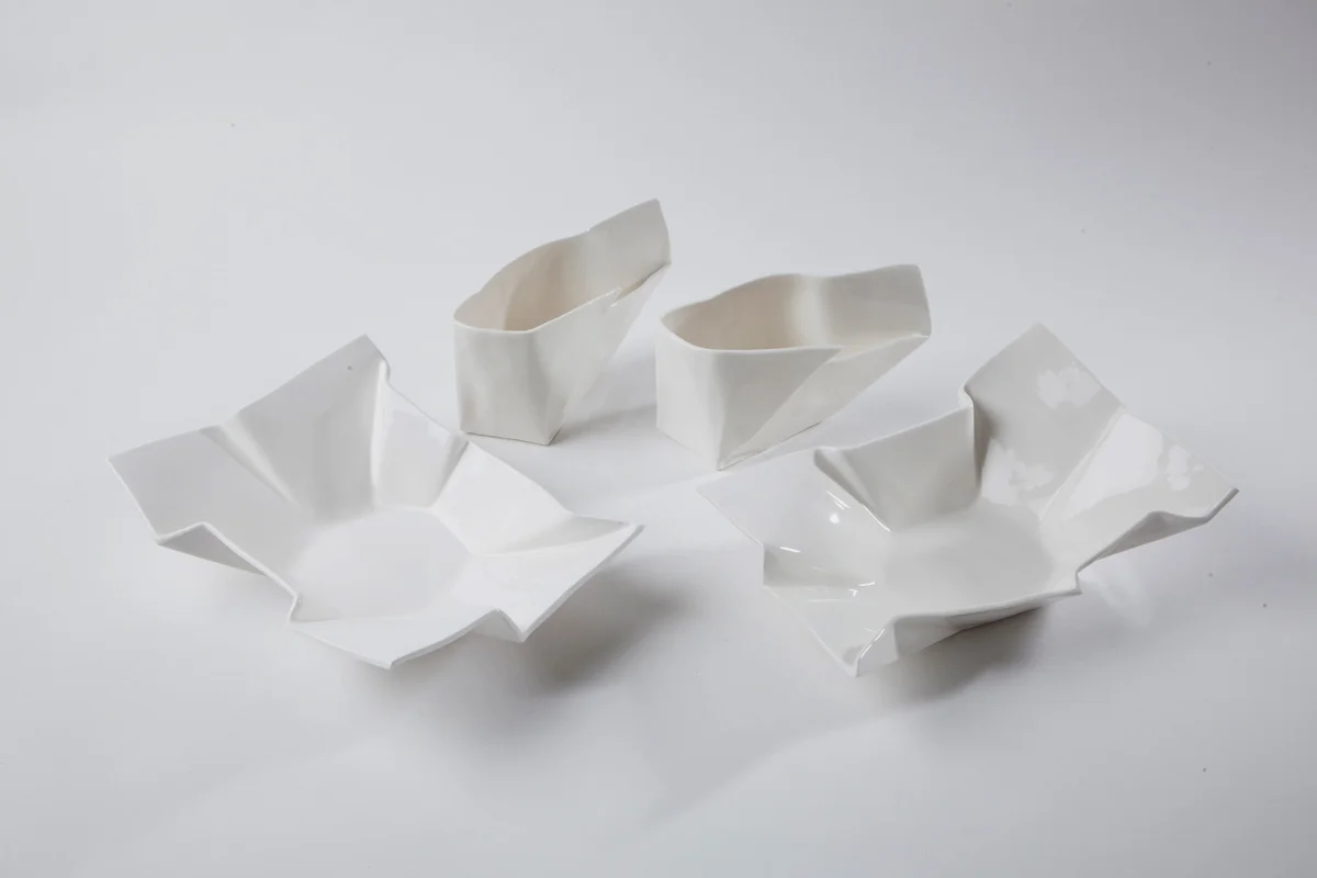 Crumpled Bowls & Folded Jugs