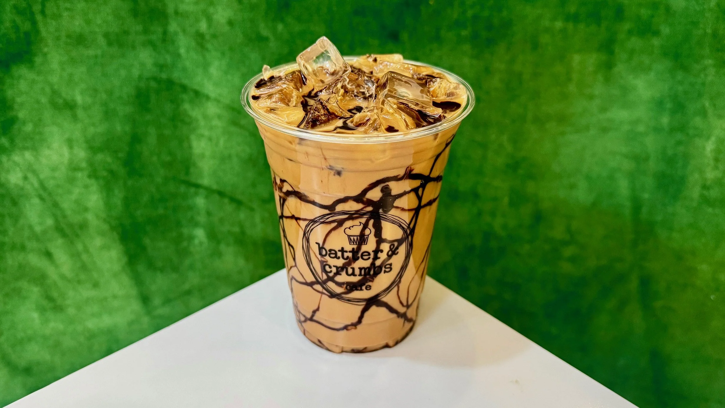 iced chocolate orange latte