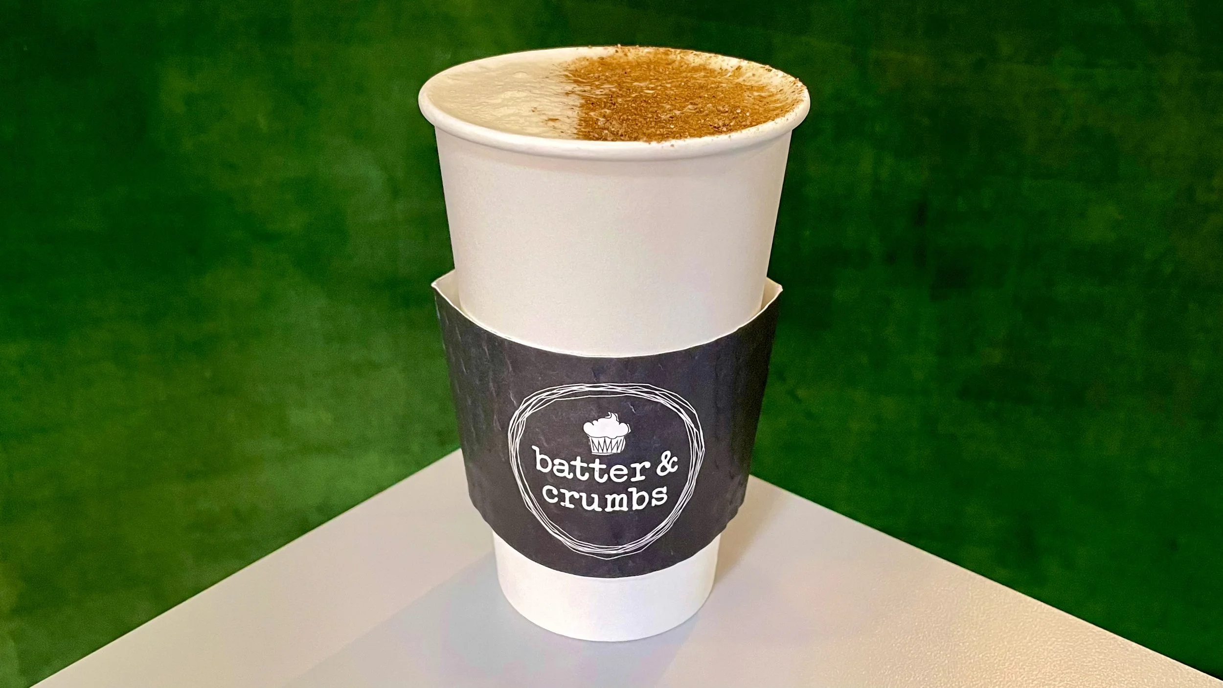 hot eggnog latte