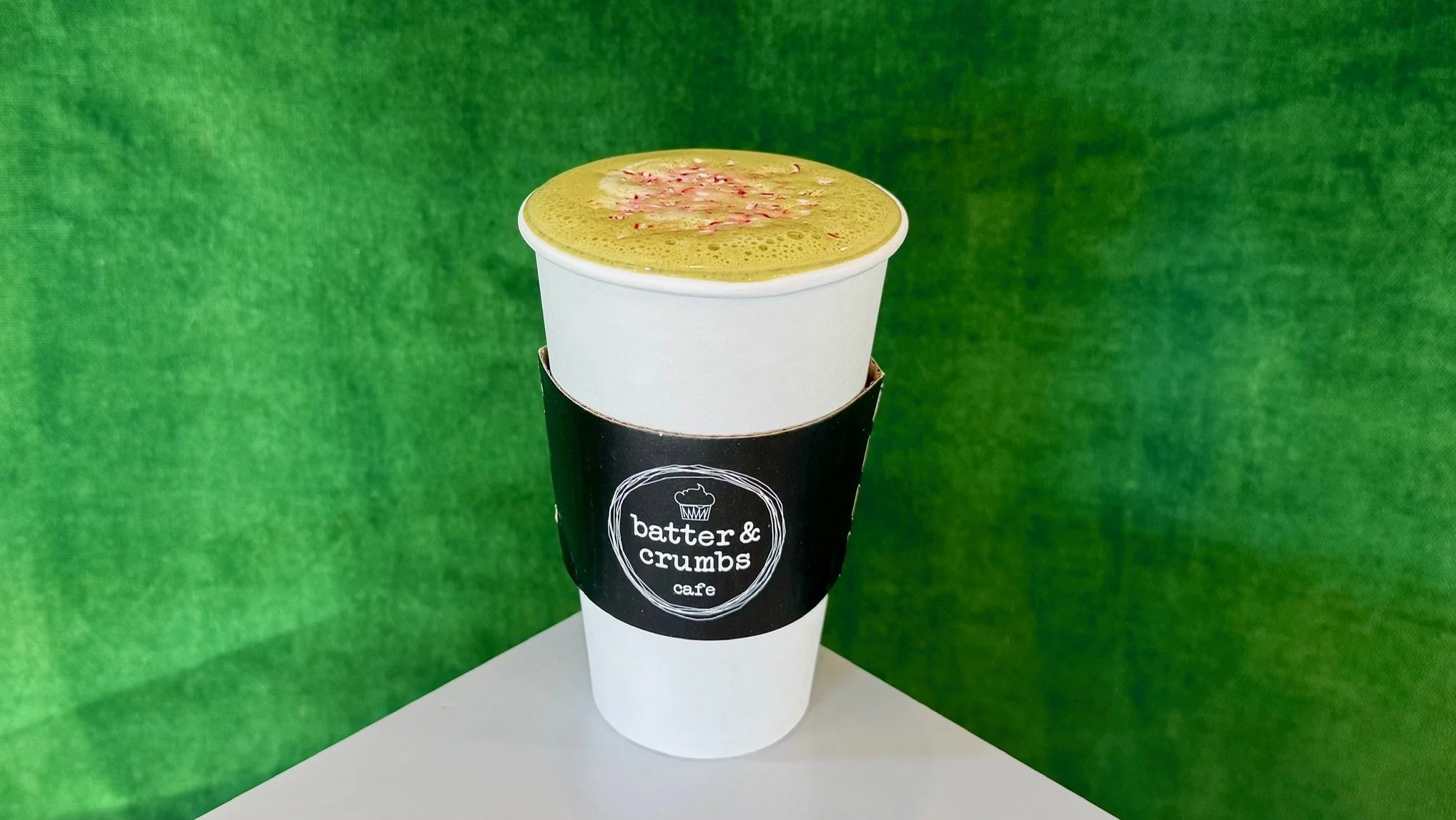 hot peppermint matcha