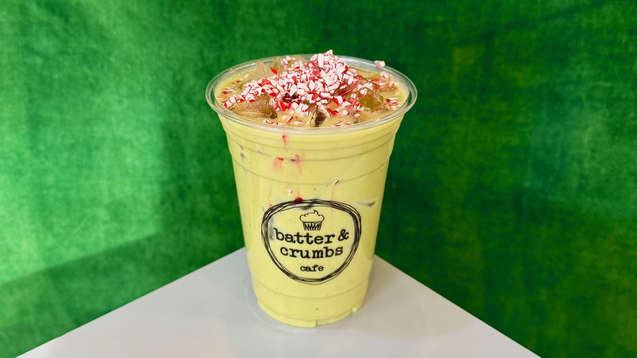 iced peppermint matcha