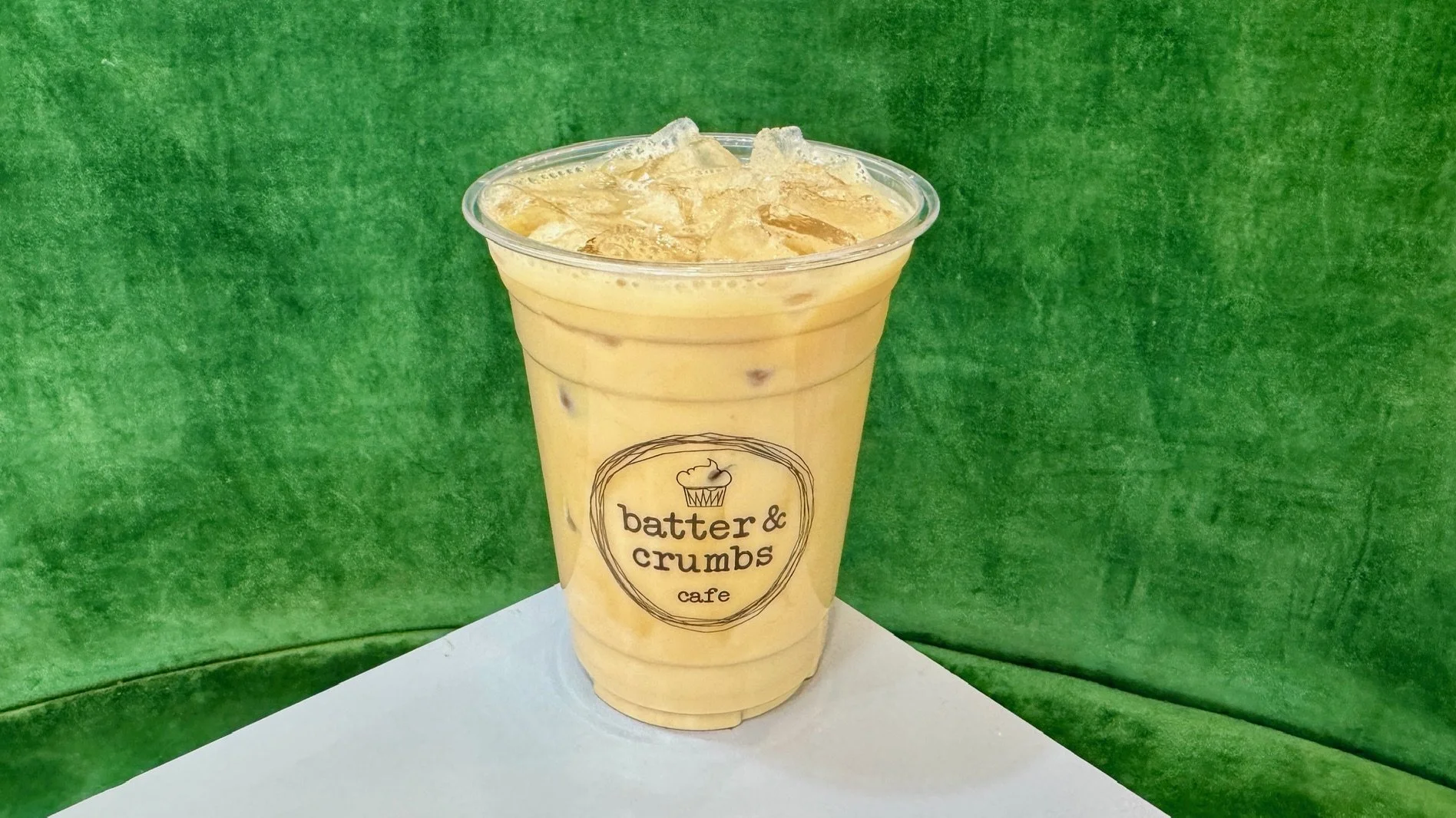 iced pistachio latte