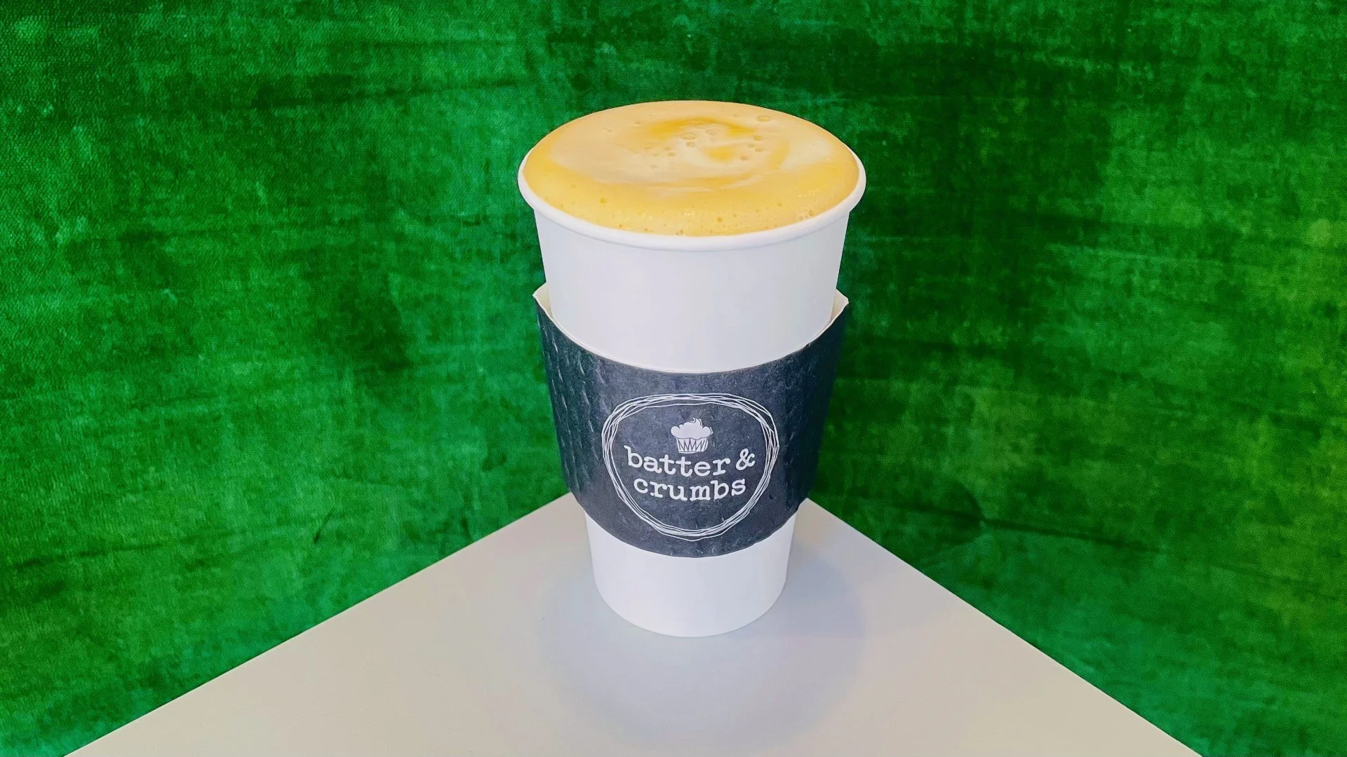 hot blueberry vanilla latte
