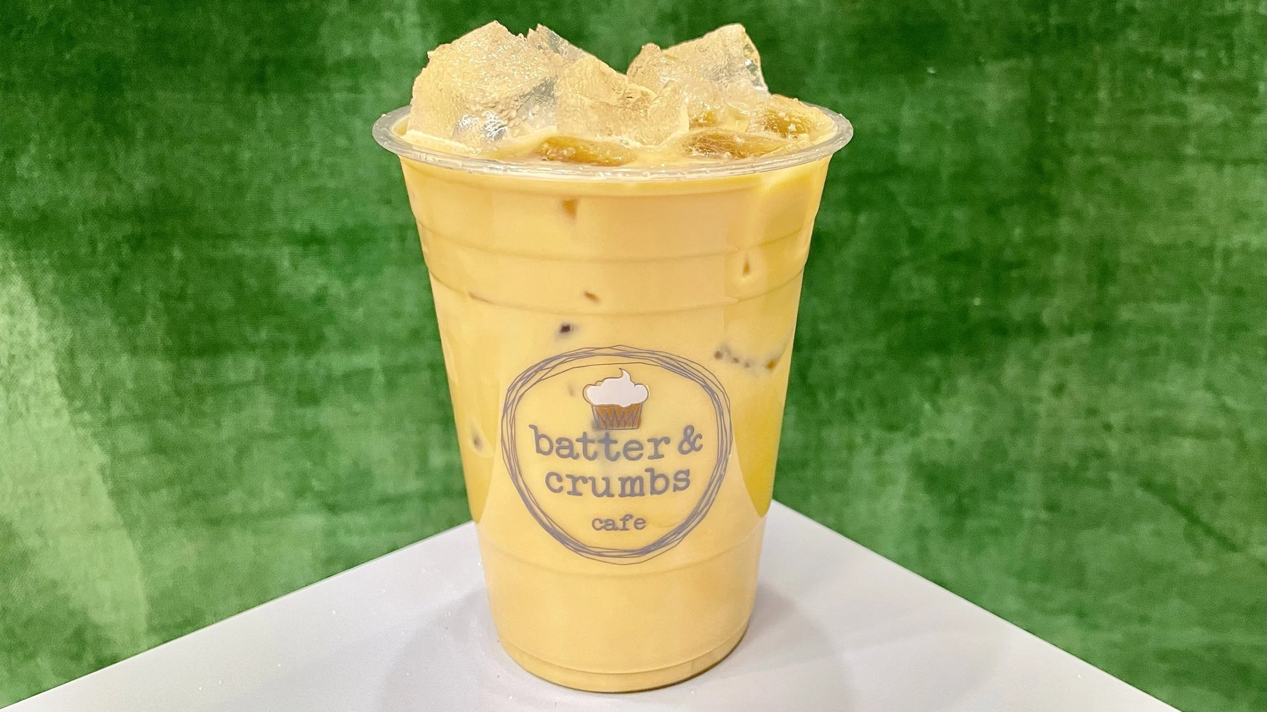 iced banana bread latte