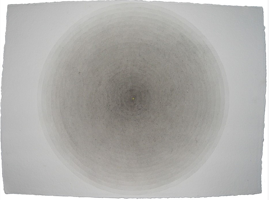    Lamp Gray  , 2008  Watercolor on Indian handmade paper  22 x 30 in. 