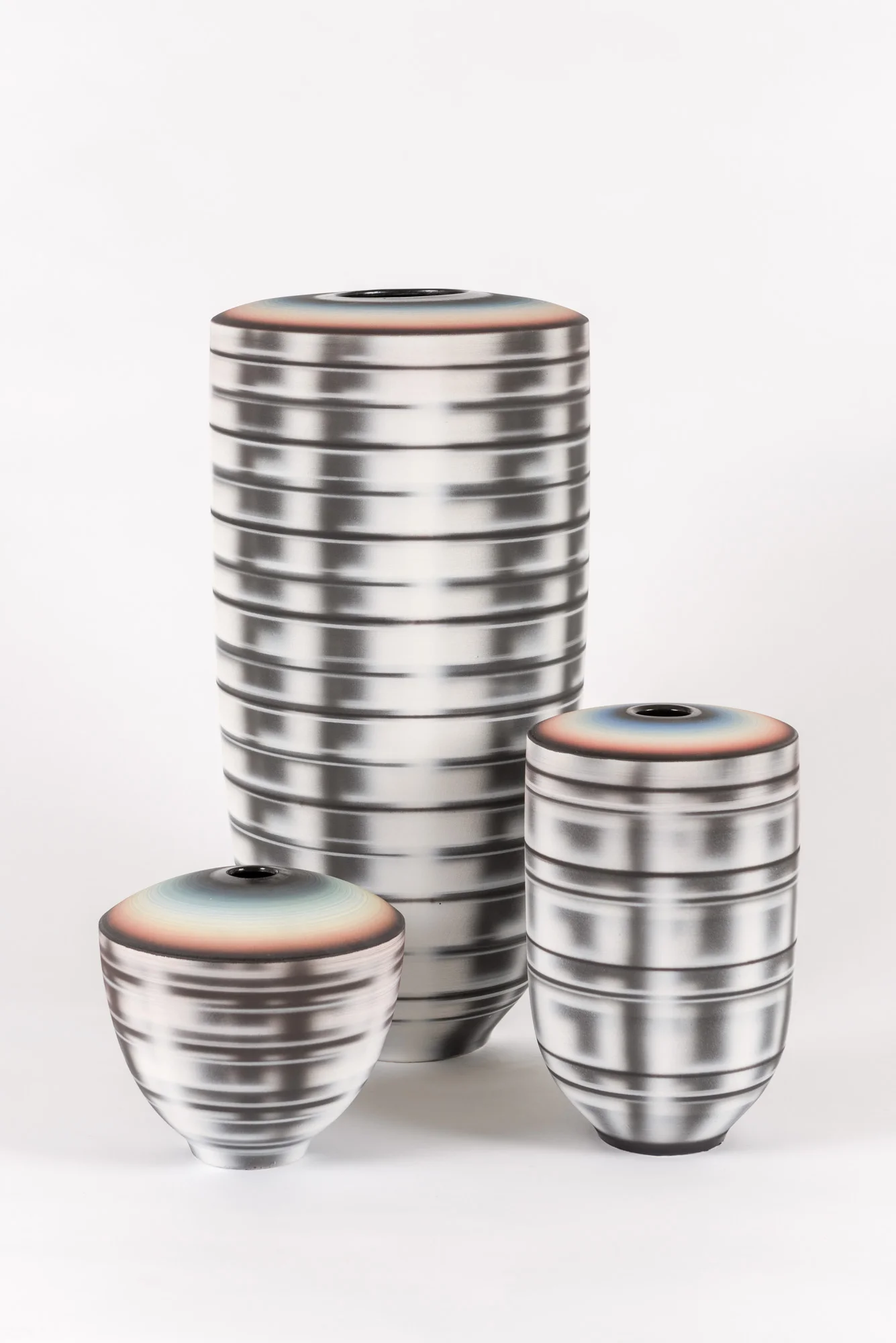 Faux Series (black, white) , 2018 Glazed Earthenware Varying sizes