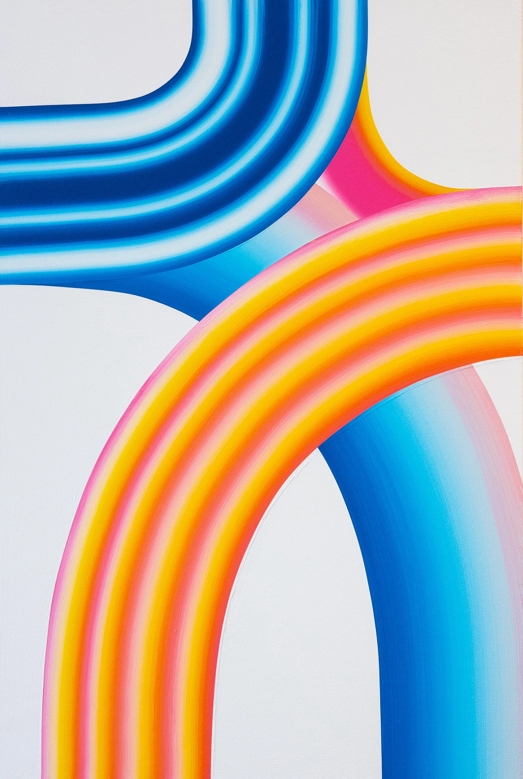 JET Gradient #10 , 2019 Acrylic on canvas 36 x 24 in.