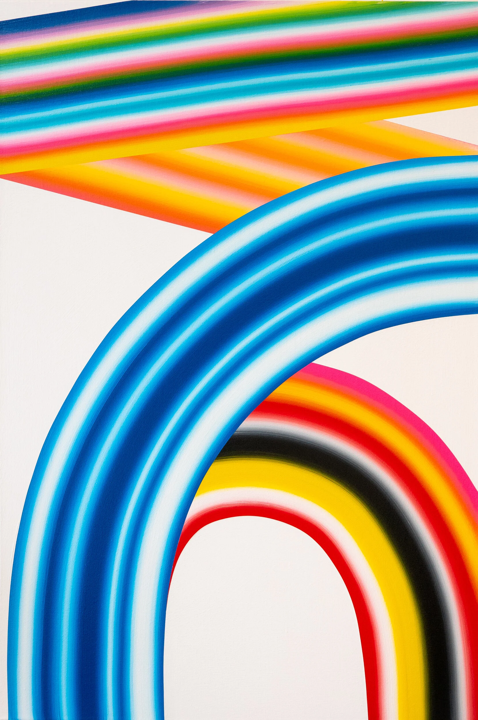 JET Gradient #11 , 2019 Acrylic on canvas 36 x 24 in.