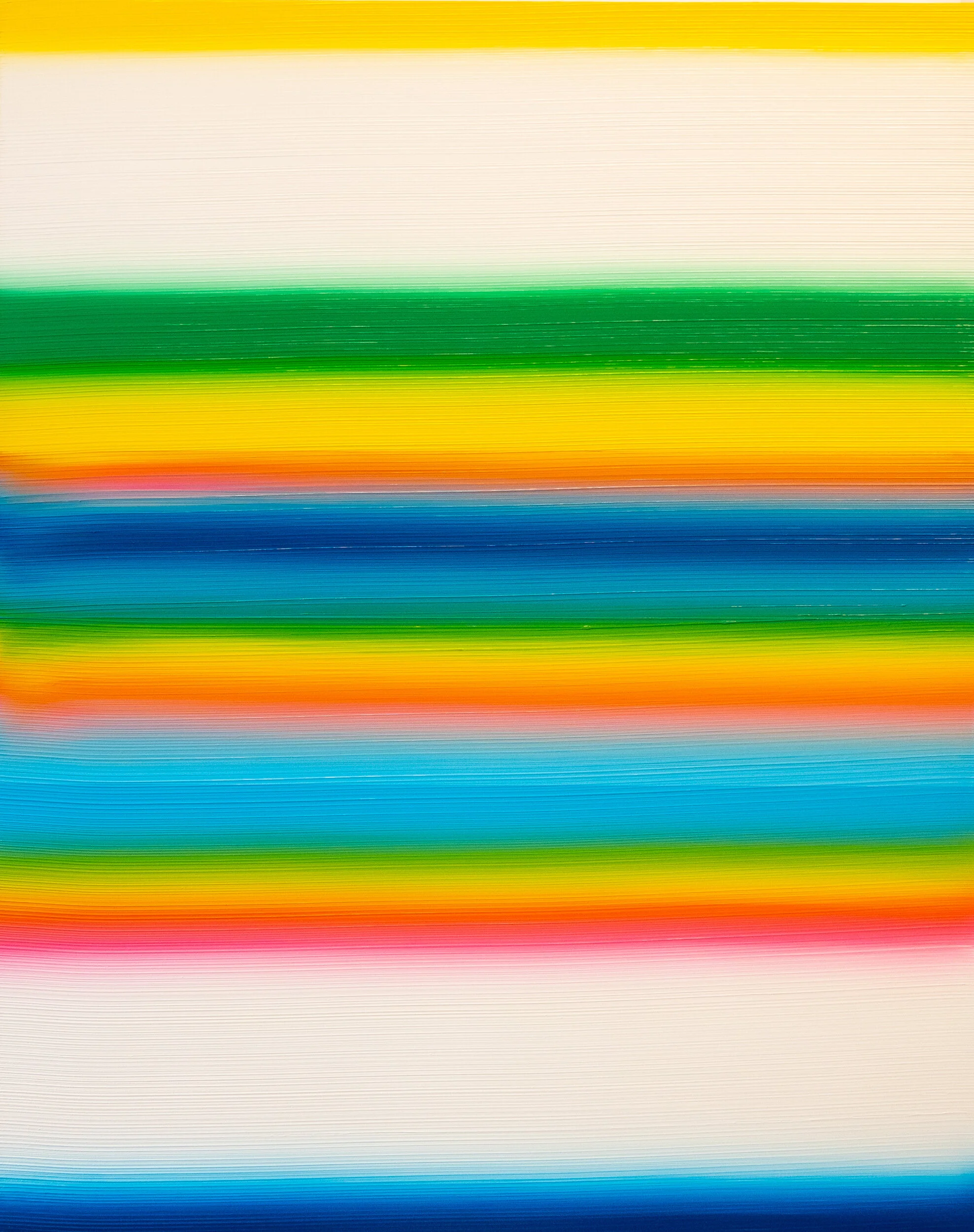Full Gradient #2 , 2019 Acrylic on canvas 60 x 48 in.
