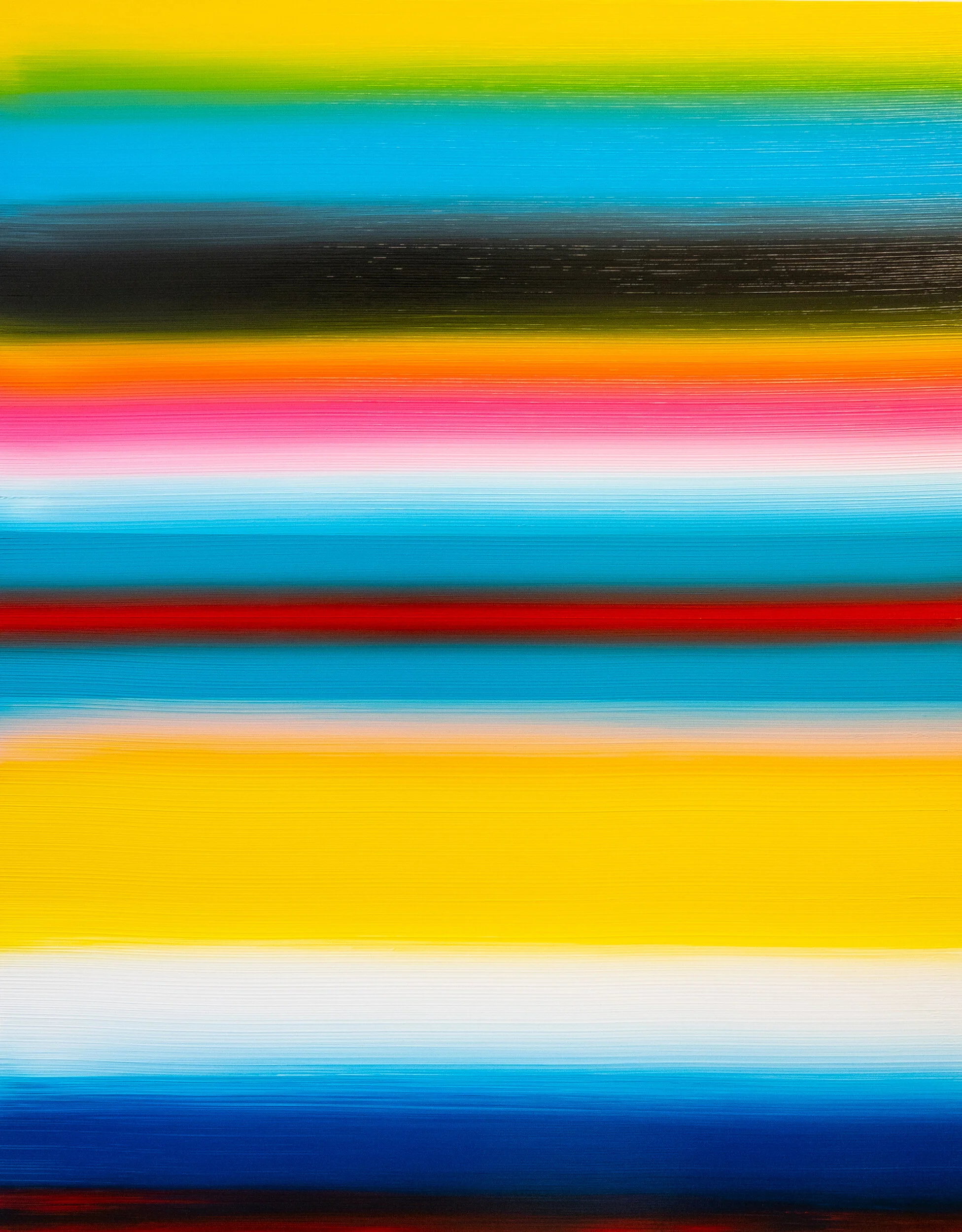 Full Gradient #3 , 2019 Acrylic on canvas 60 x 48 in.