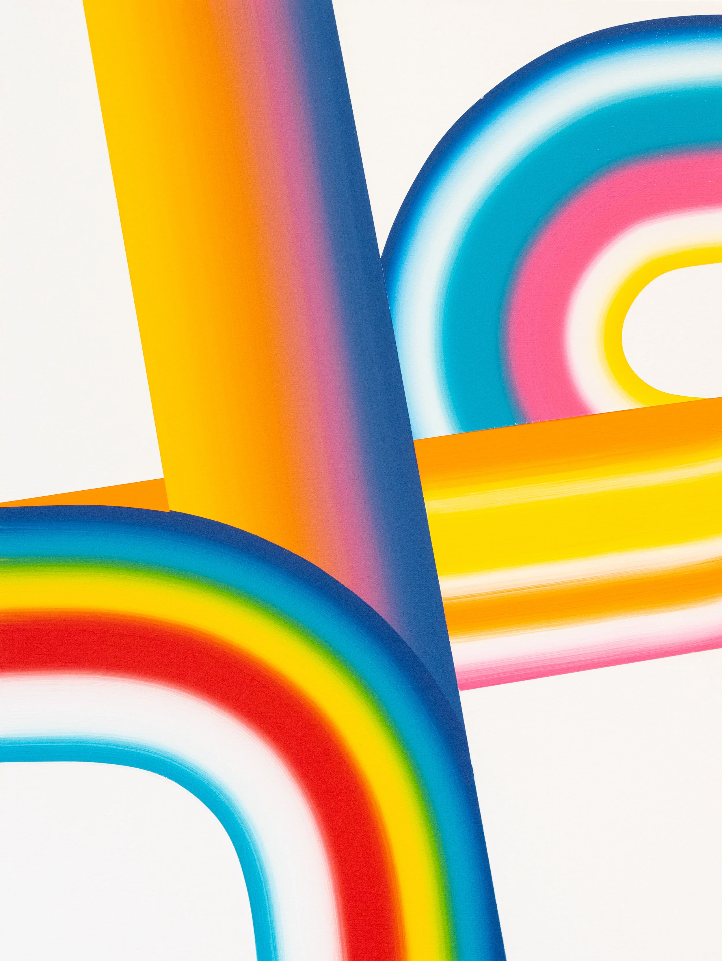 JET Gradient #7 , 2019 Acrylic on canvas 24 x 18 in.
