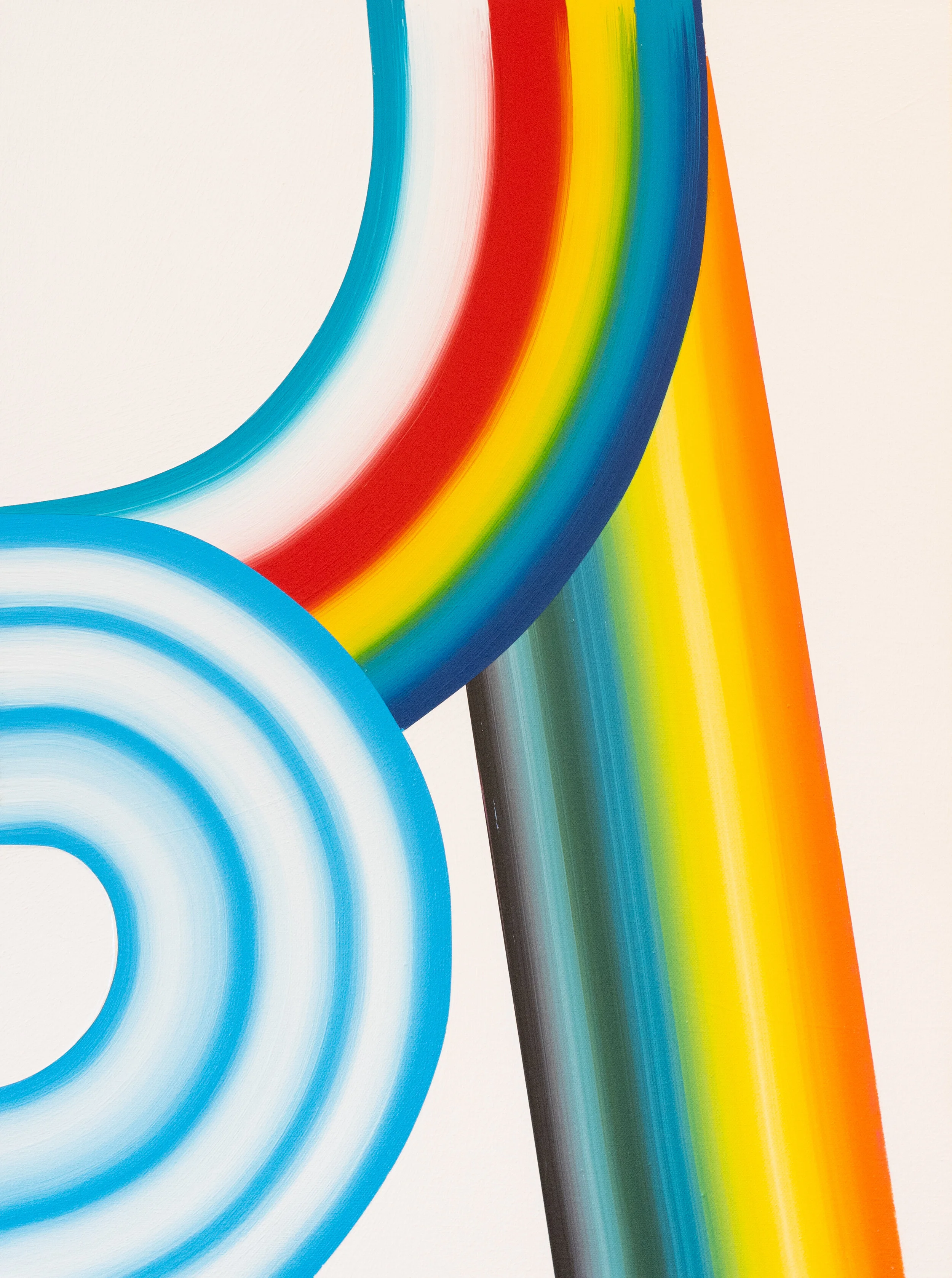 JET Gradient #5 , 2019 Acrylic on canvas 24 x 18 in.