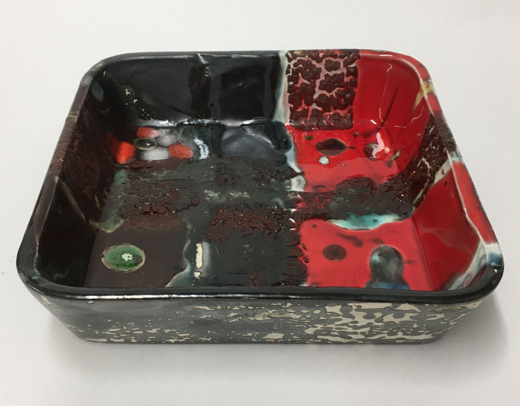  Mario Petrirena    Bowl,   2019 Glazed clay 3 x 7 in. YIMBY price $150 