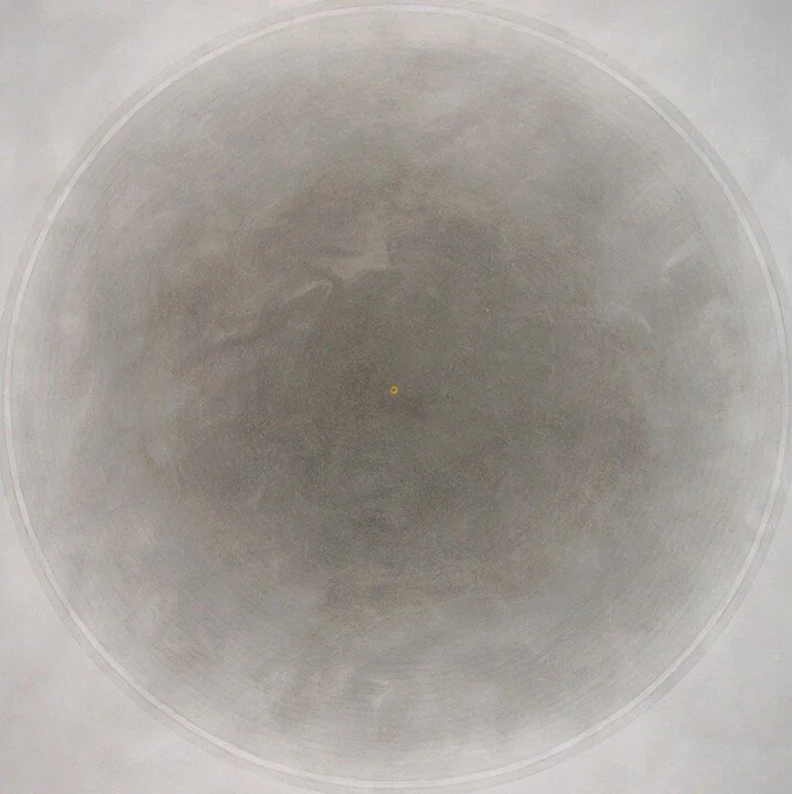    Carbon Gray  , 2008  Acrylic on canvas  52 x 52 in. 