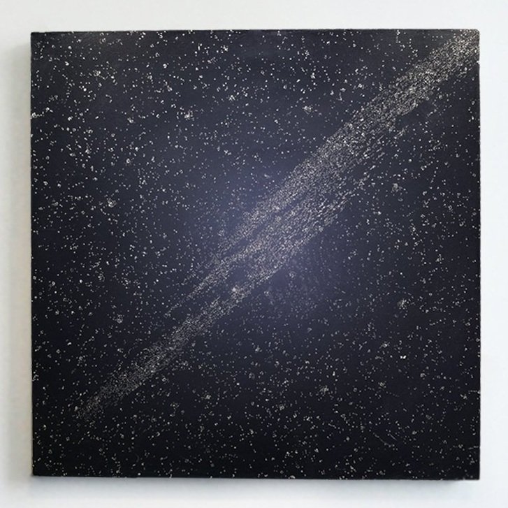   Marx/ Galaxy  , 2016  Oil on canvas  49 x 48 in. 